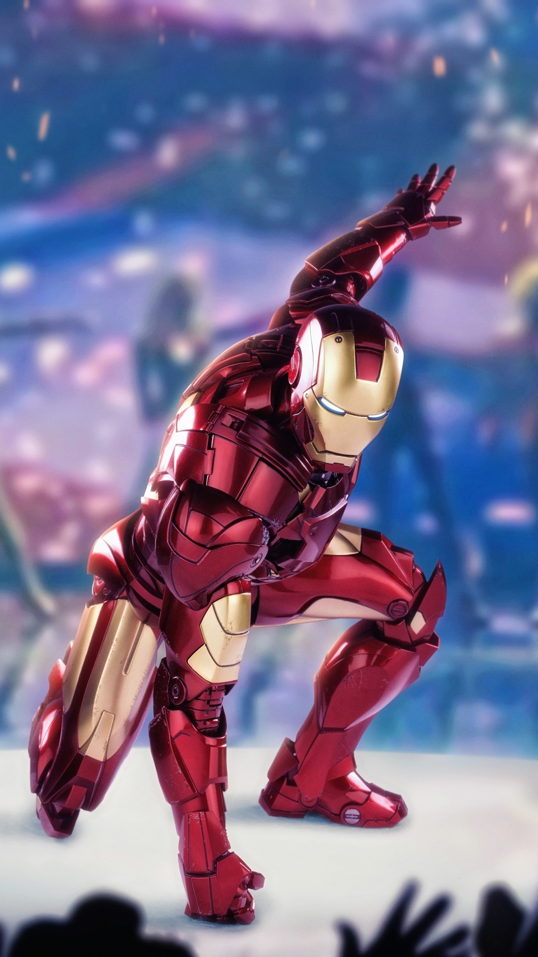 Movie Iron Man 2, Iron Man, Figurine, 1080x1920, Phone HD Wallpaper