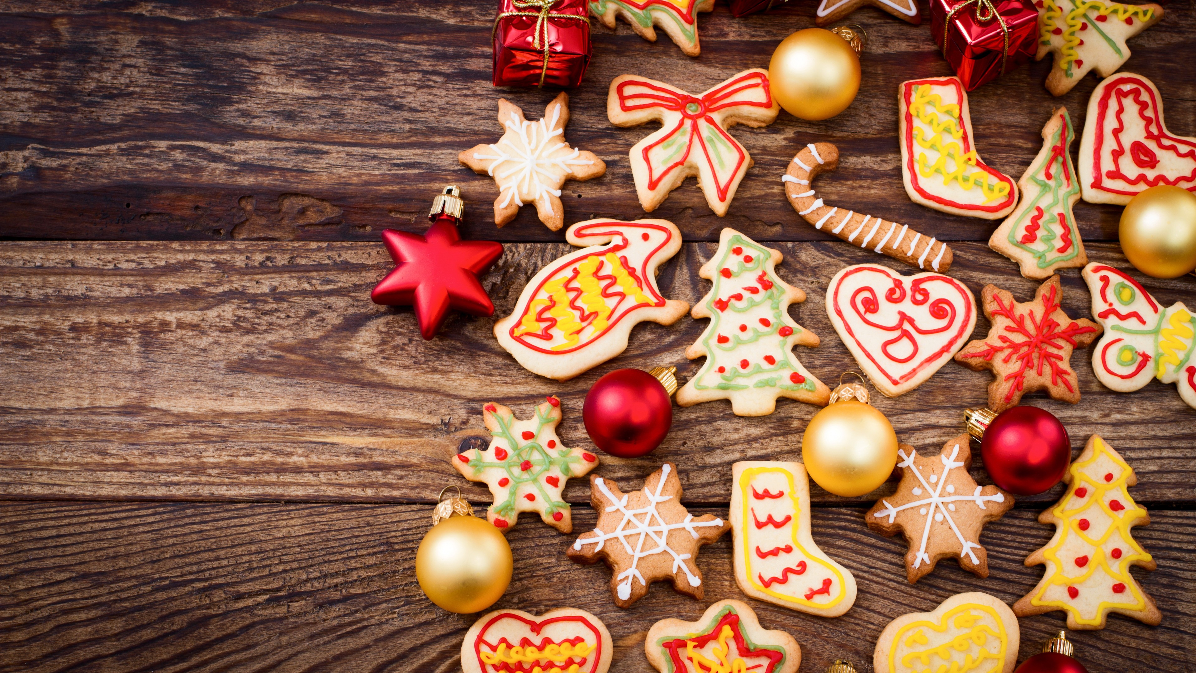 holiday cookies, baking, food, holiday, cookie, shape, herringbone, snowflake, rabbit, heart, gift ., HD Wallpaper