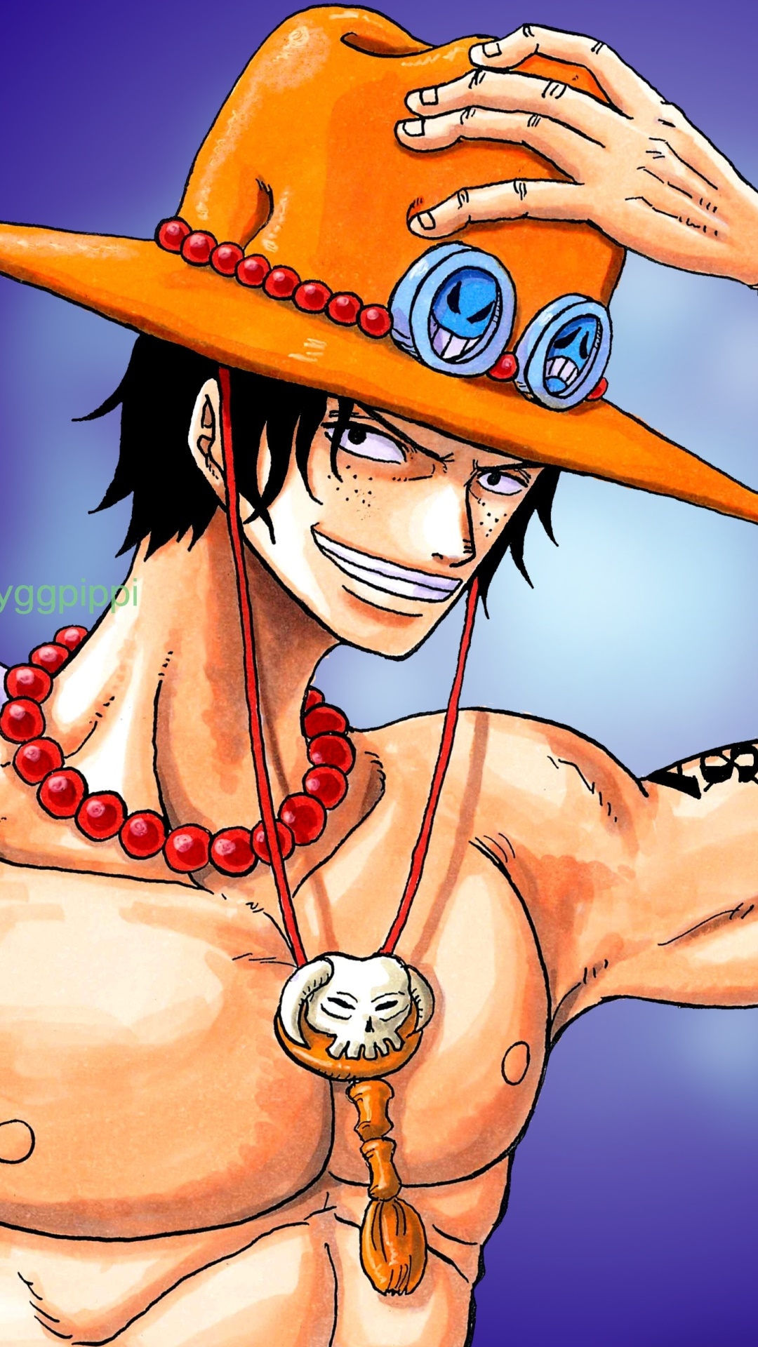 Anime One Piece, Portgas D. Ace, 1080x1920, Phone HD Wallpaper