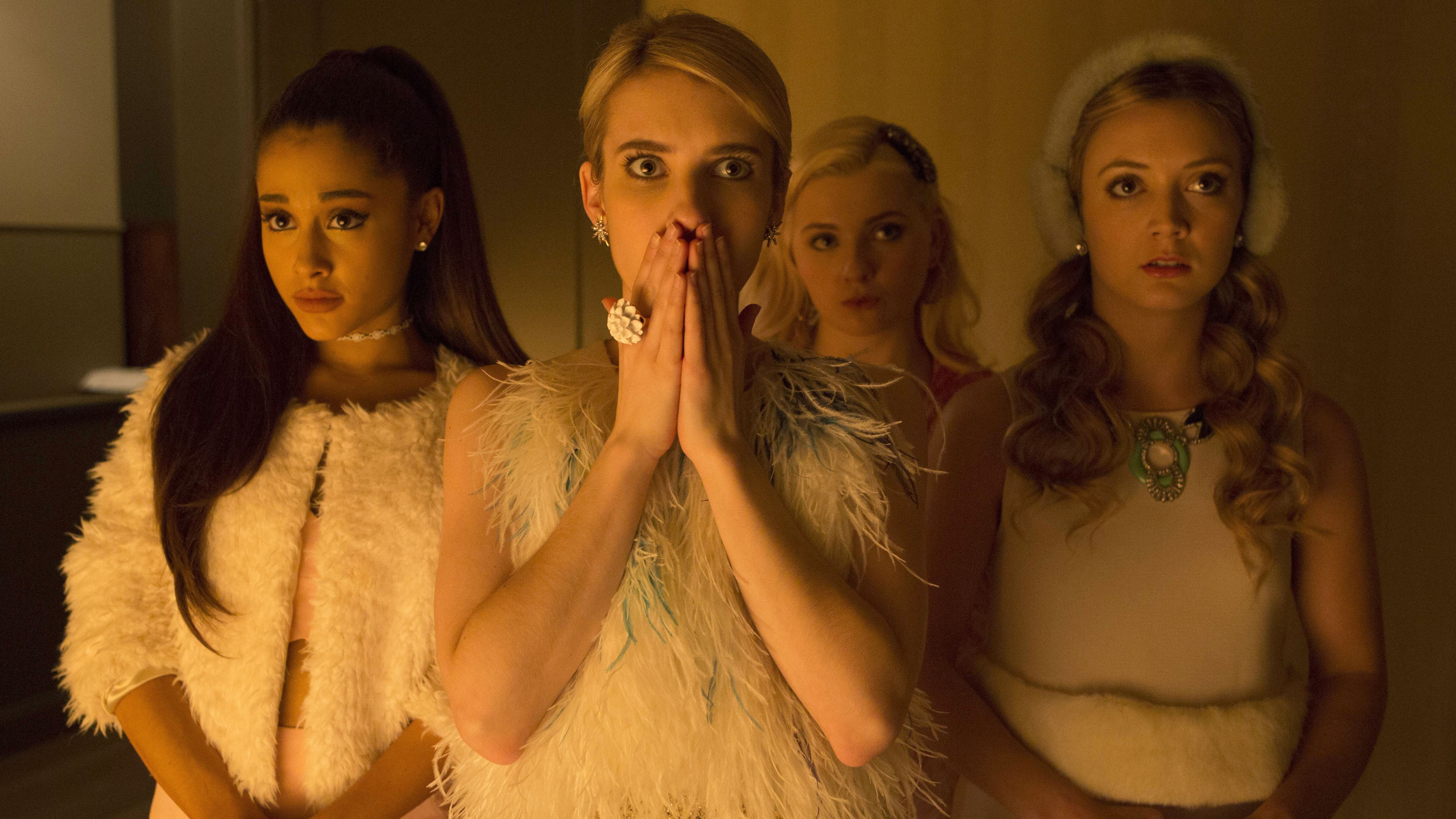 Scream Queens, Best TV series, Emma Roberts, HD Wallpaper