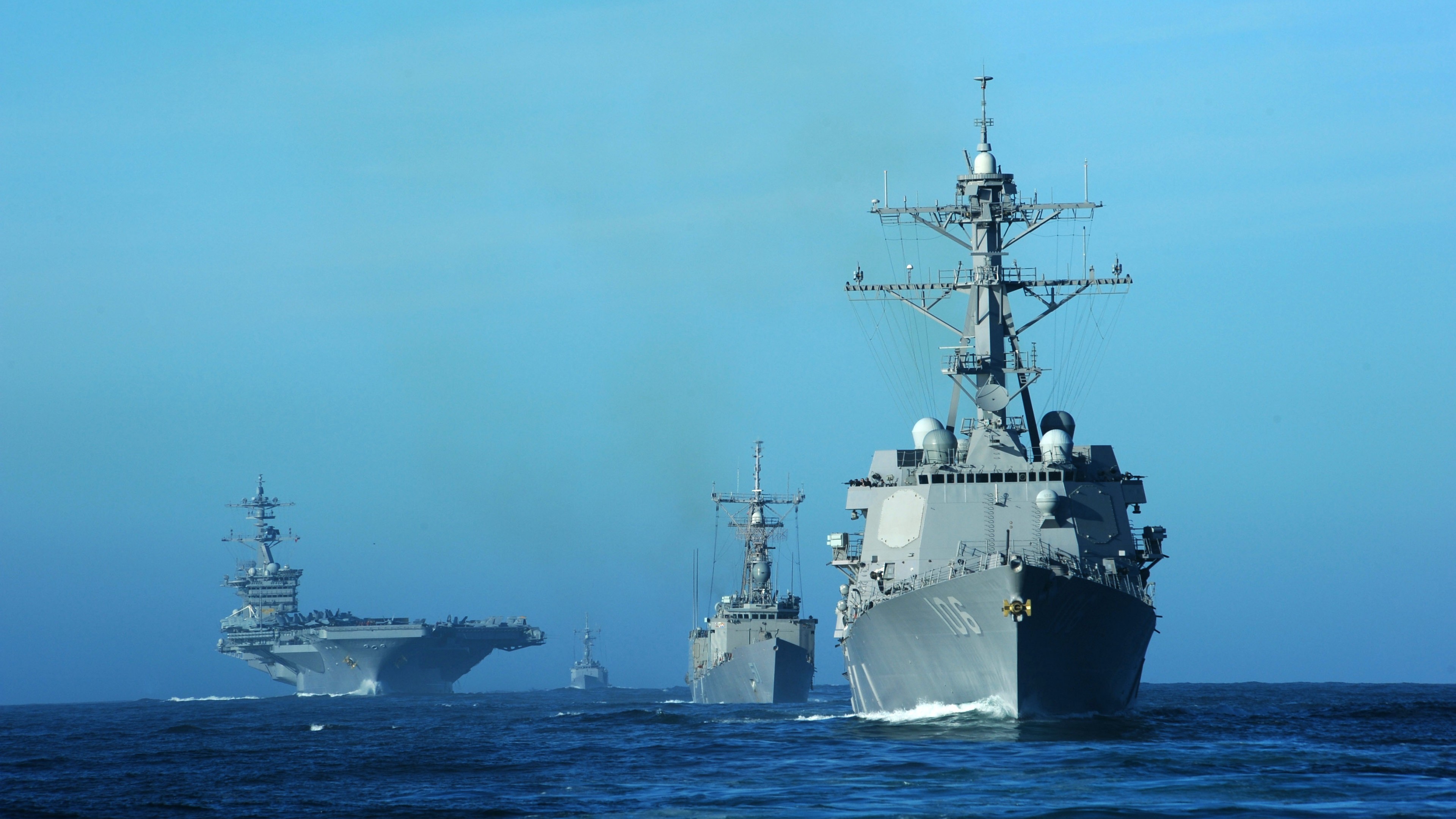 USS Stockdale, DDG-106, Arleigh Burke-class, guided missile destroyer, USA Navy, HD Wallpaper