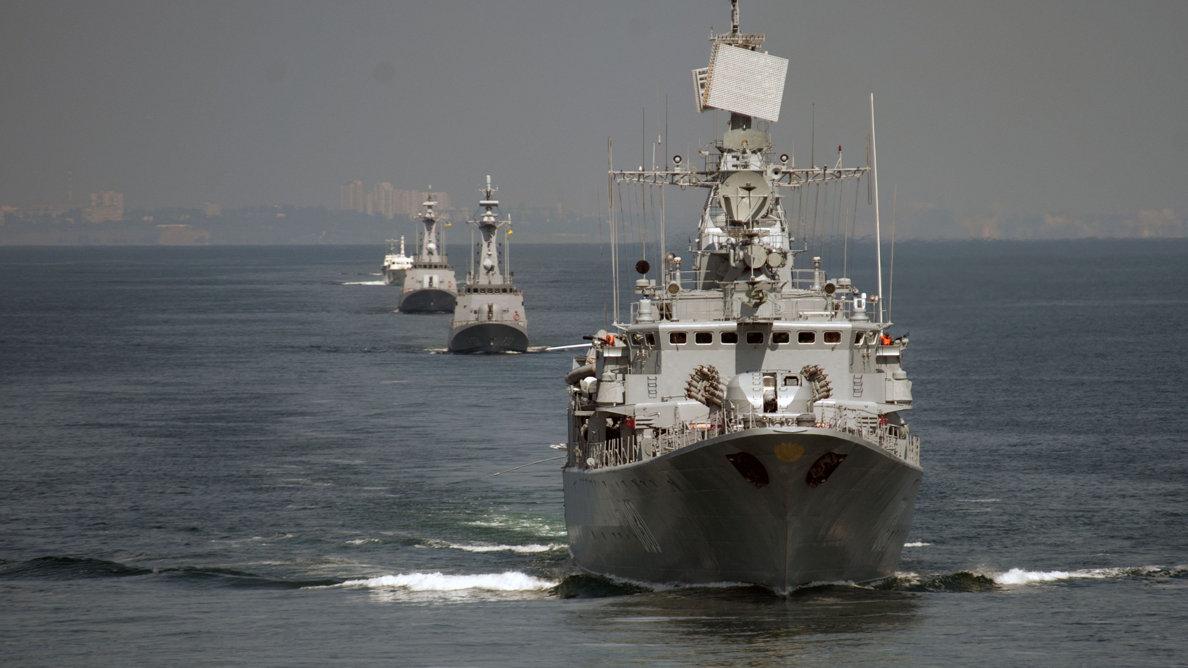 Hetman Sahaydachniy, U130, fregat, Ukrainian Navy, HD Wallpaper