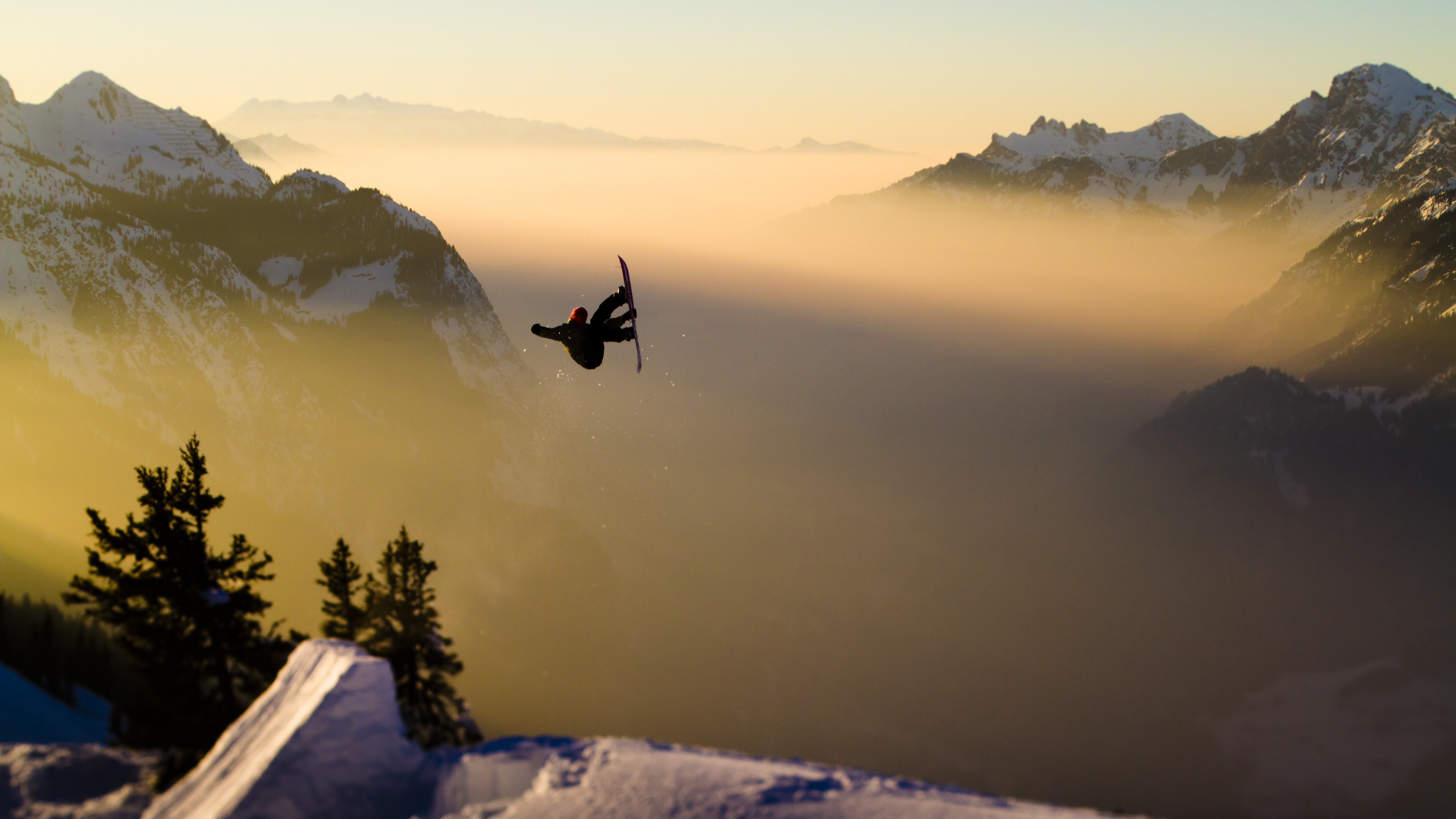 Arlberg, Austria, Europe, Jed Anderson, travel, skiing, snowboarding, mountains, HD Wallpaper