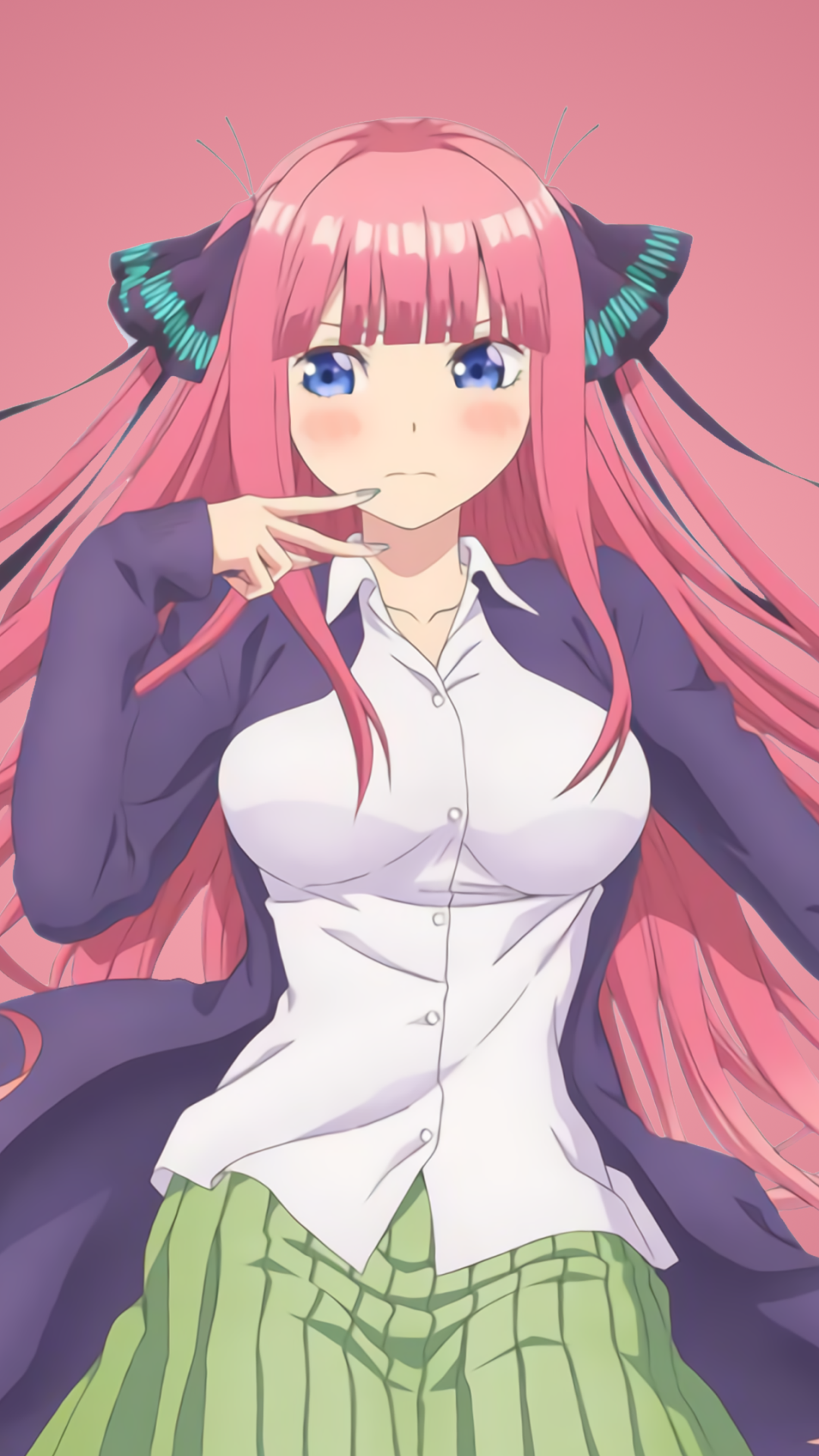 Anime The Quintessential Quintuplets, Nino Nakano, 5-Toubun No Hanayome, 1080x1920, Phone HD Wallpaper