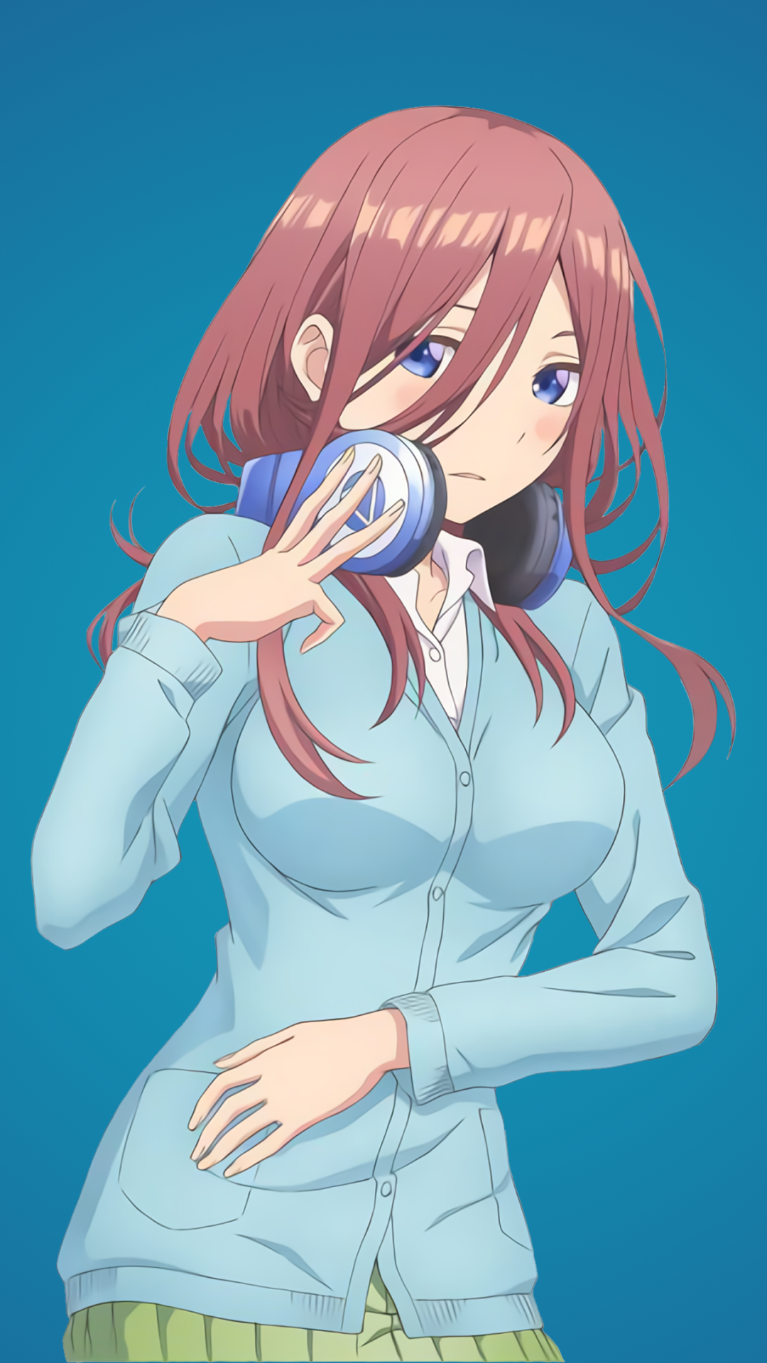 Anime The Quintessential Quintuplets, 5-Toubun No Hanayome, Miku Nakano, 1080x1920, Phone HD Wallpaper
