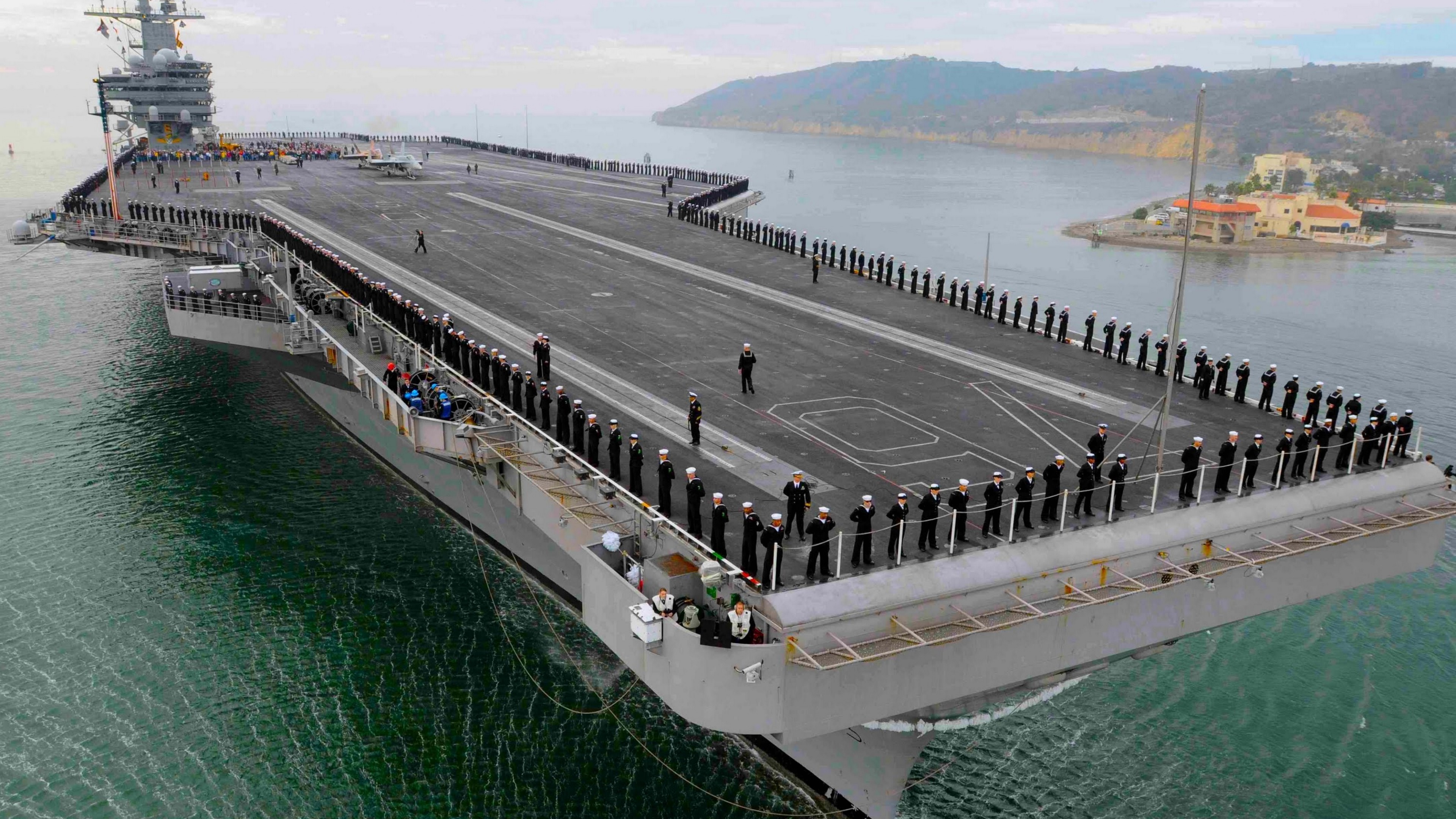 USS Ronald Reagan, CVN-76, lead ship, HD Wallpaper