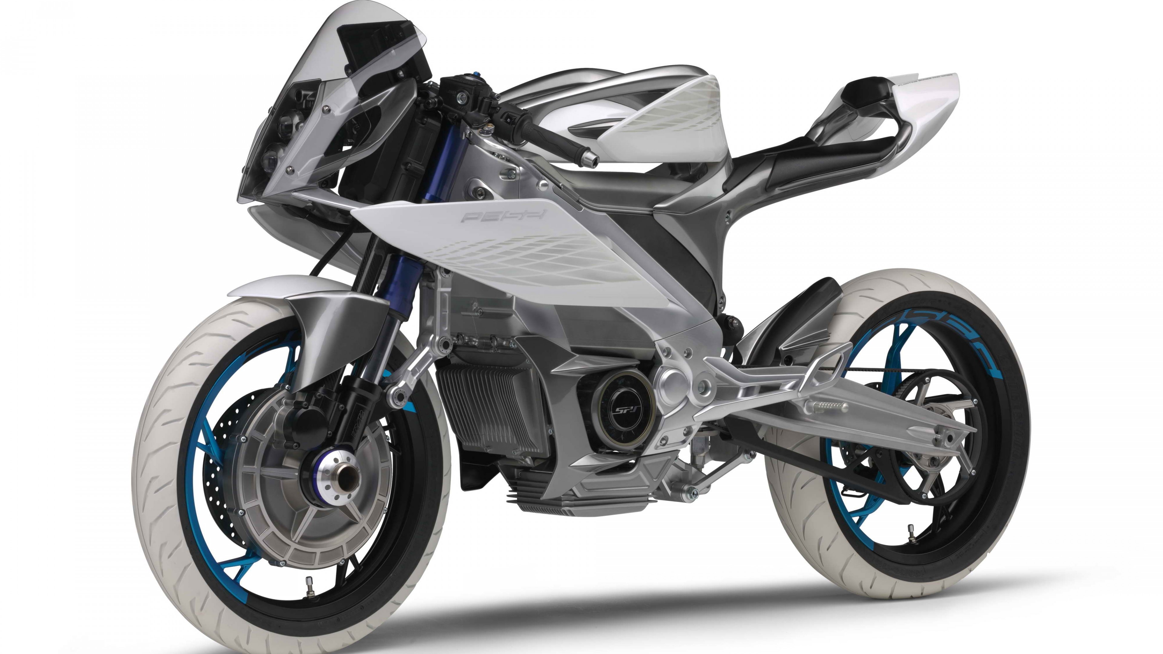 Yamaha PES2, Yamaha, electrobike, concept, racing, motorcycle, HD Wallpaper