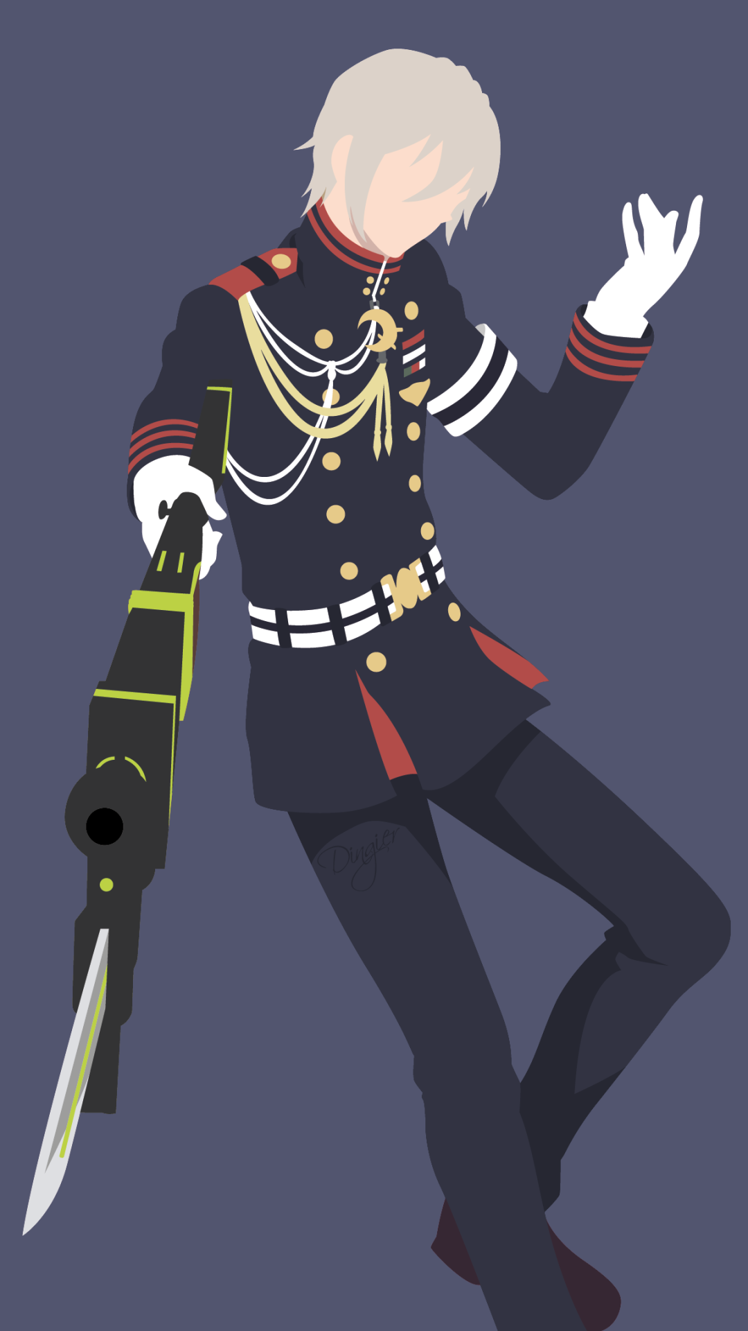 Anime Seraph of the End, Shinya Hīragi, 1080x1920, Phone HD Wallpaper
