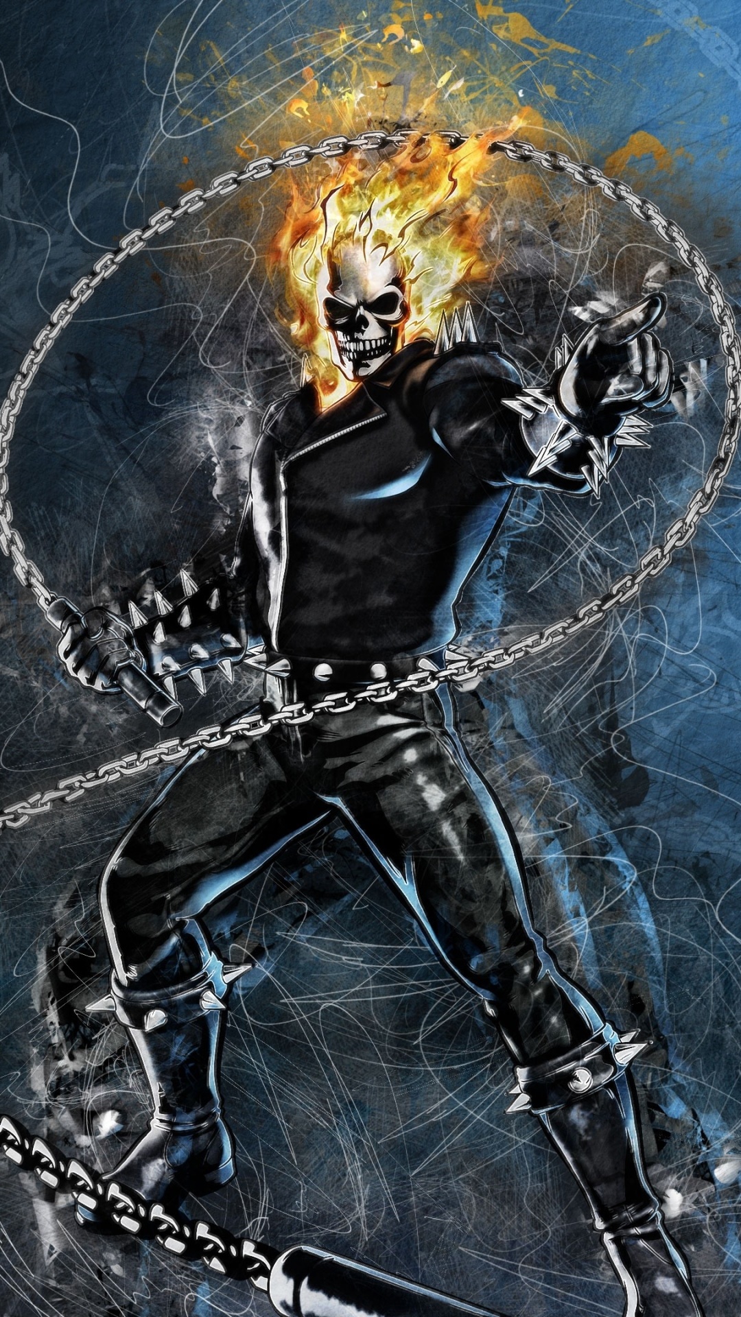 Comics Ghost Rider, 1080x1920, Phone HD Wallpaper