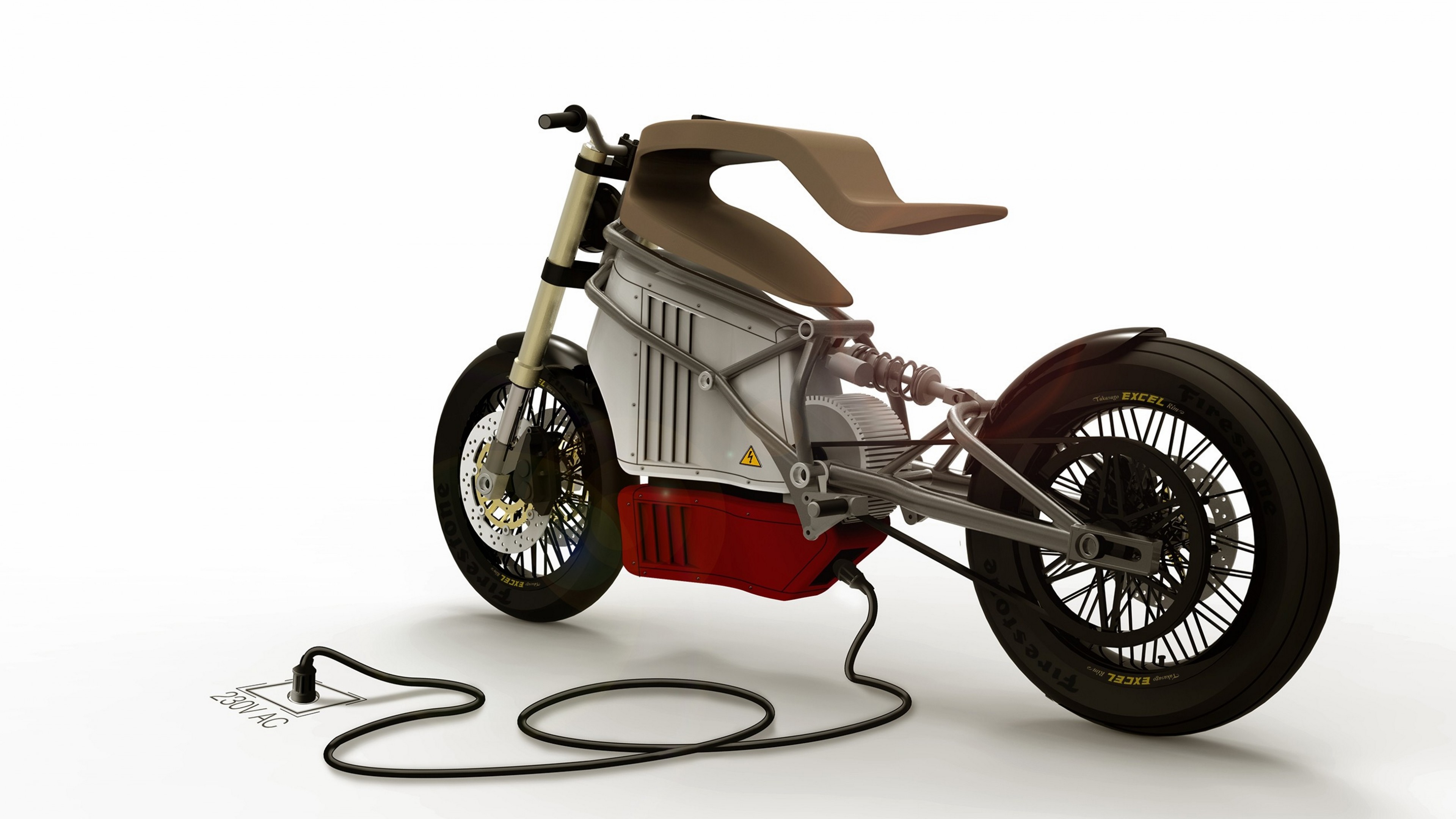 E-Raw, electric, motorcycle, racer, motorcycles of future, HD Wallpaper