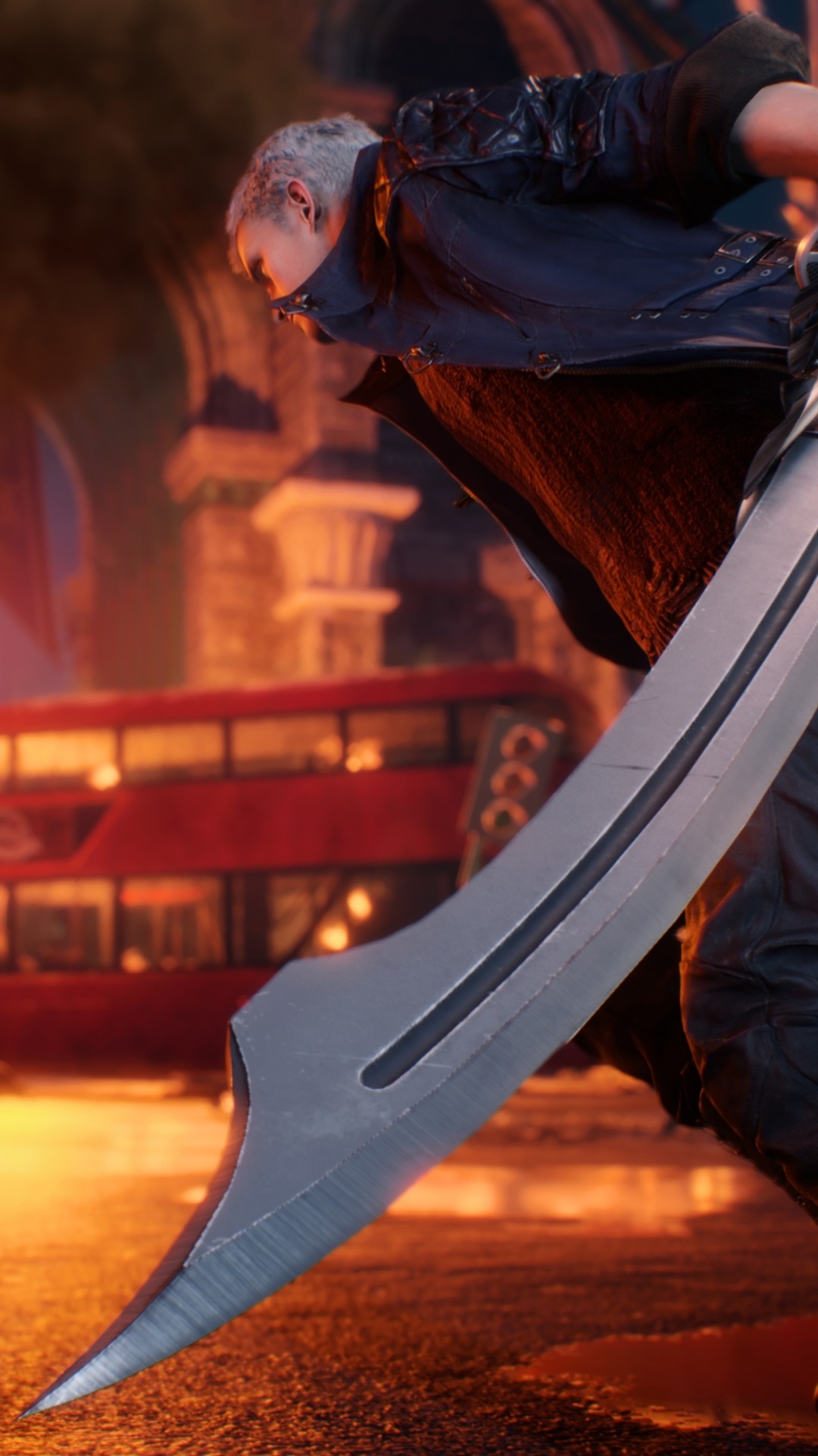 Video Game Devil May Cry 5, Nero (Devil May Cry), Sword, 1080x1920, Phone HD Wallpaper