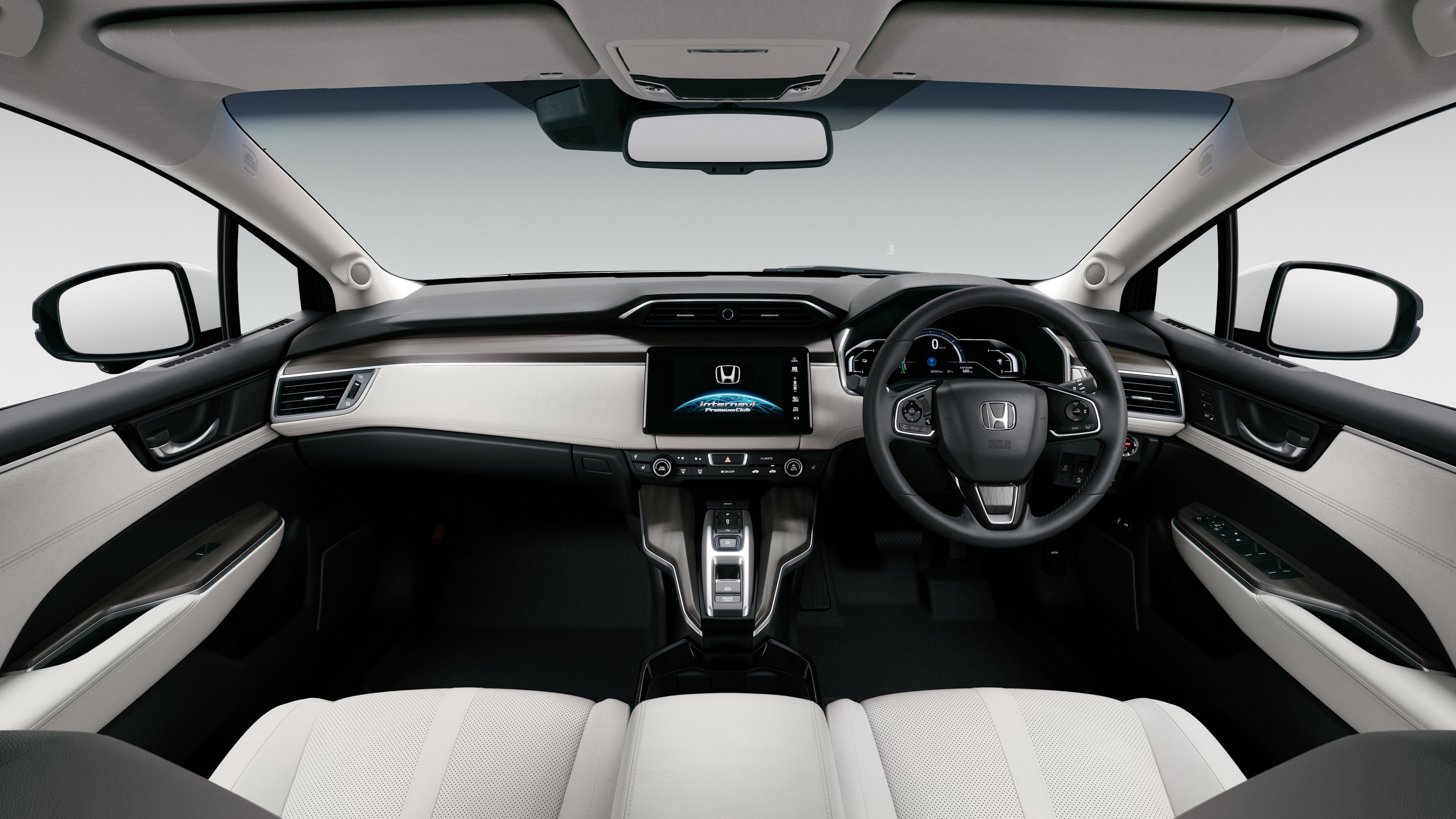 Honda Clarity, Fuel Cell, interior, Hydrogen Concept, Tokyo Motor Show, HD Wallpaper