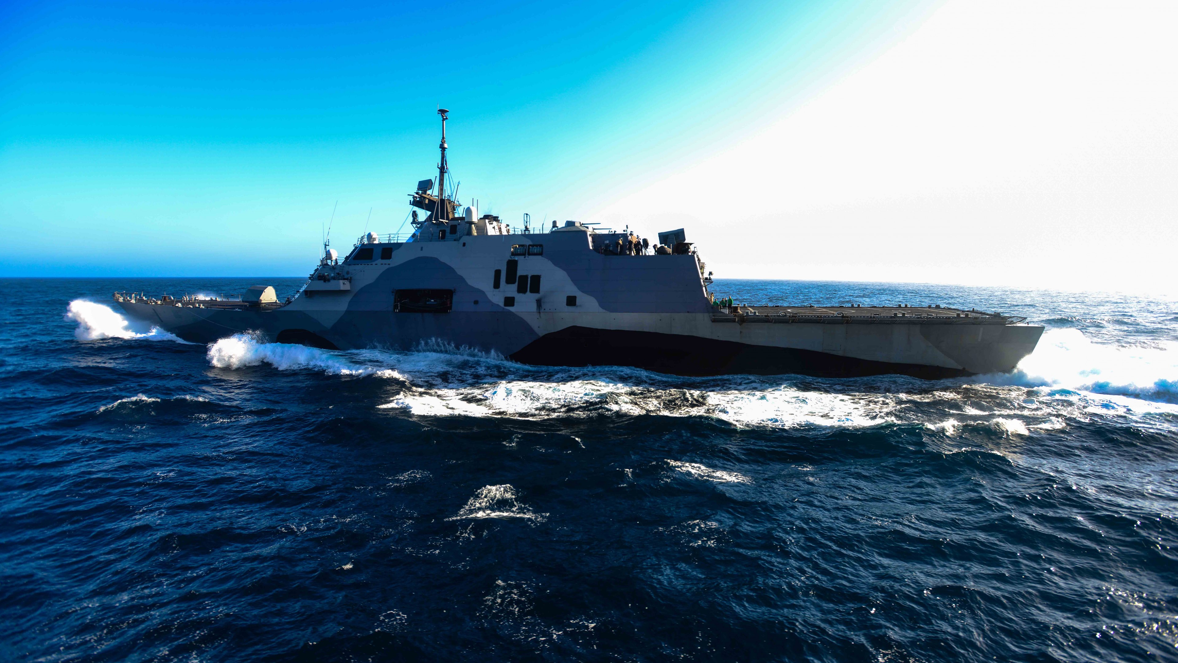 USS Freedom, LCS-1, lead ship, Freedom class, littoral combat, USA Navy, HD Wallpaper