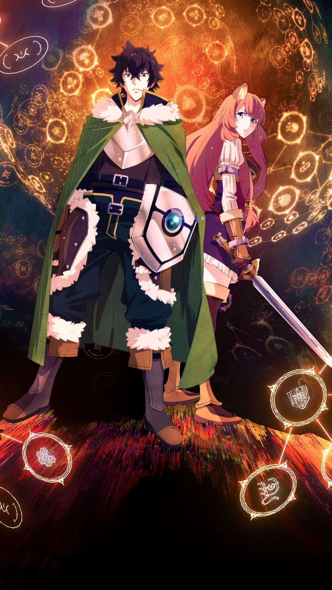 Anime The Rising of the Shield Hero, Raphtalia (The Rising Of The Shield Hero), Naofumi Iwatani, 1080x1920, Phone HD Wallpaper