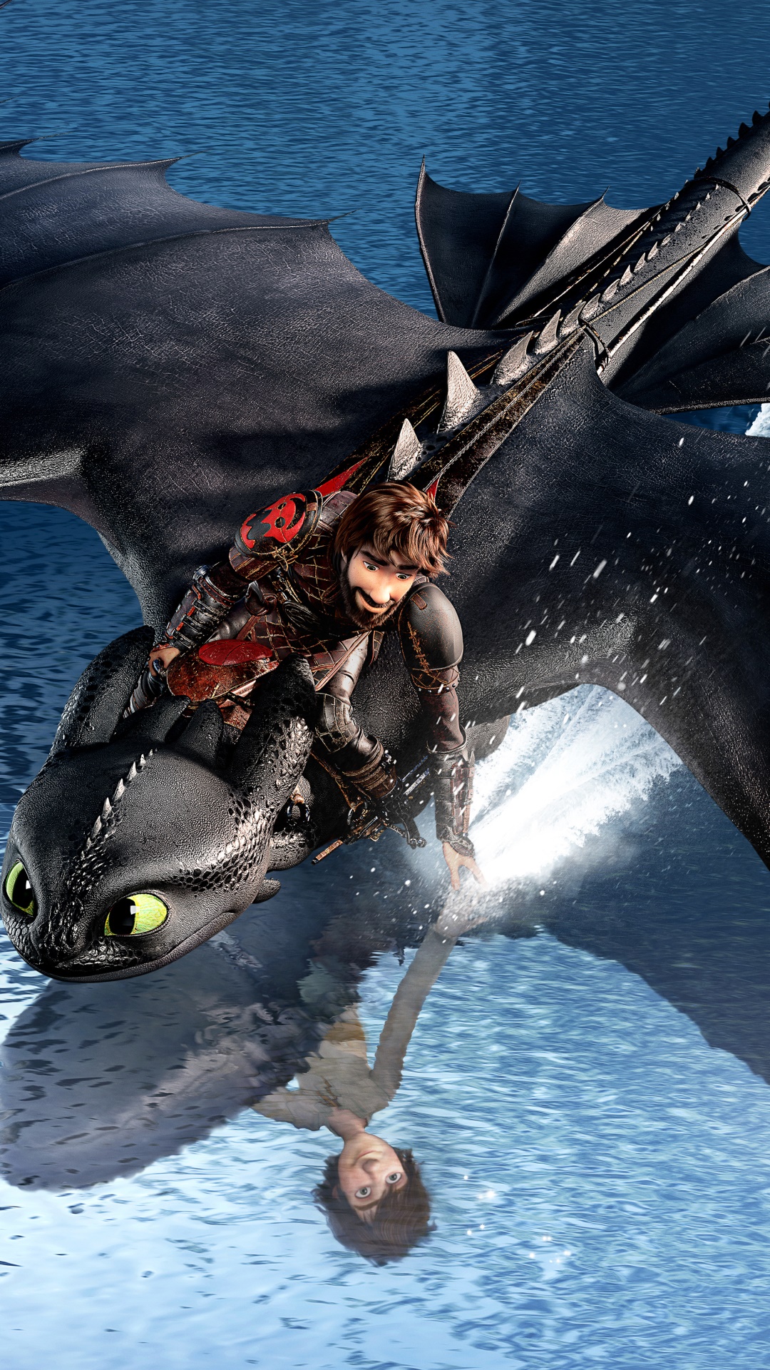 Movie How to Train Your Dragon: The Hidden World, Toothless (How To Train Your Dragon), Hiccup (How To Train Your Dragon), 1080x1920, Phone HD Wallpaper