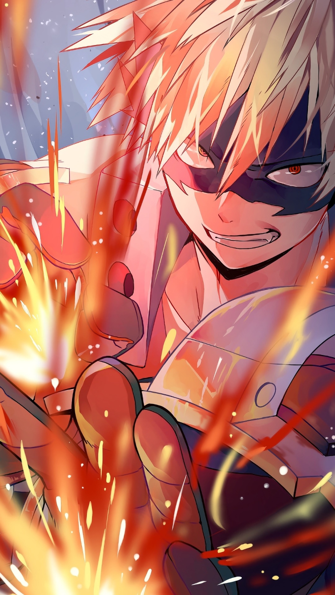 Anime My Hero Academia, Katsuki Bakugou, Blonde, 1080x1920, Phone HD Wallpaper