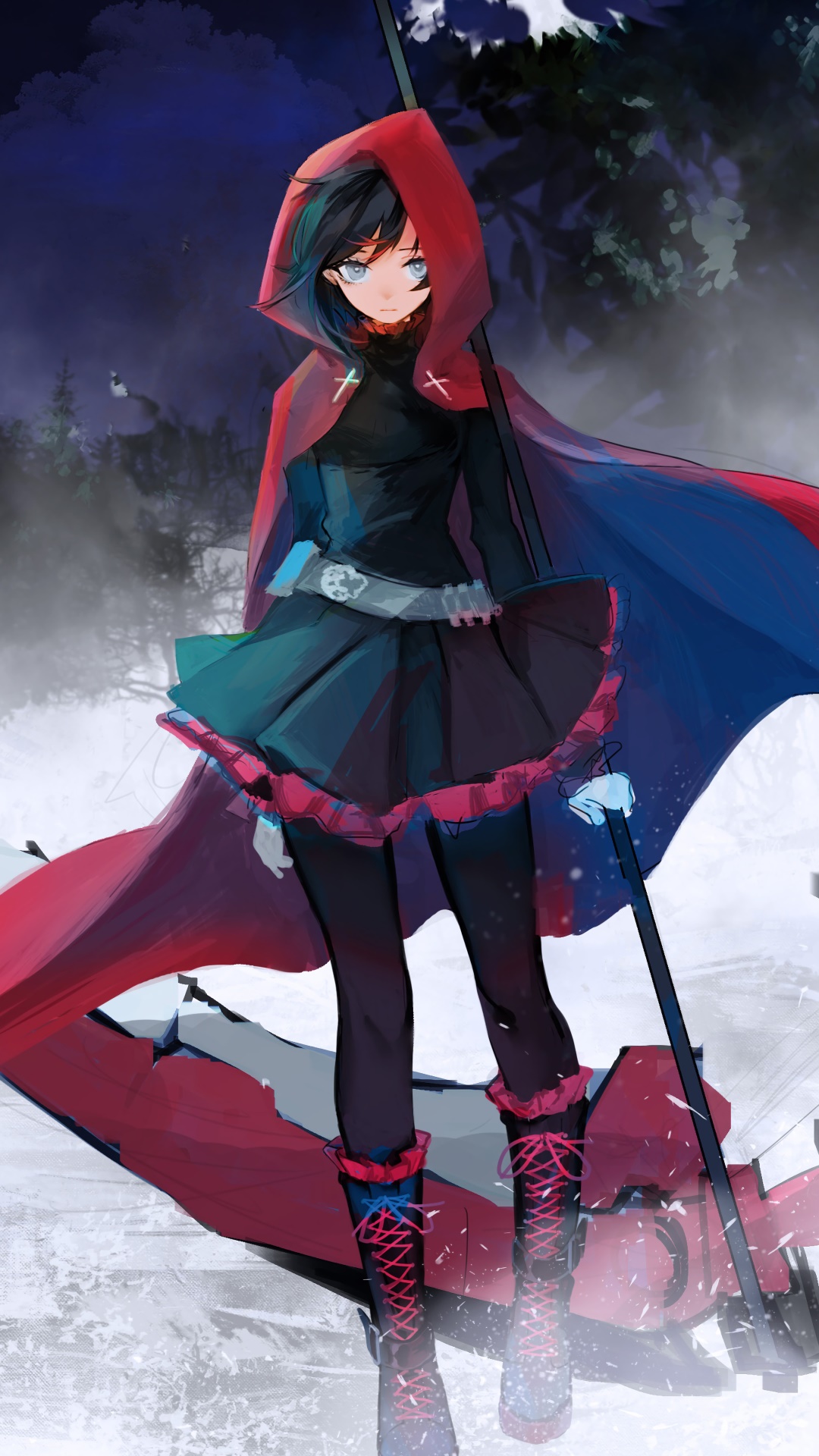 Anime RWBY, Ruby Rose (RWBY), 1080x1920, Phone HD Wallpaper
