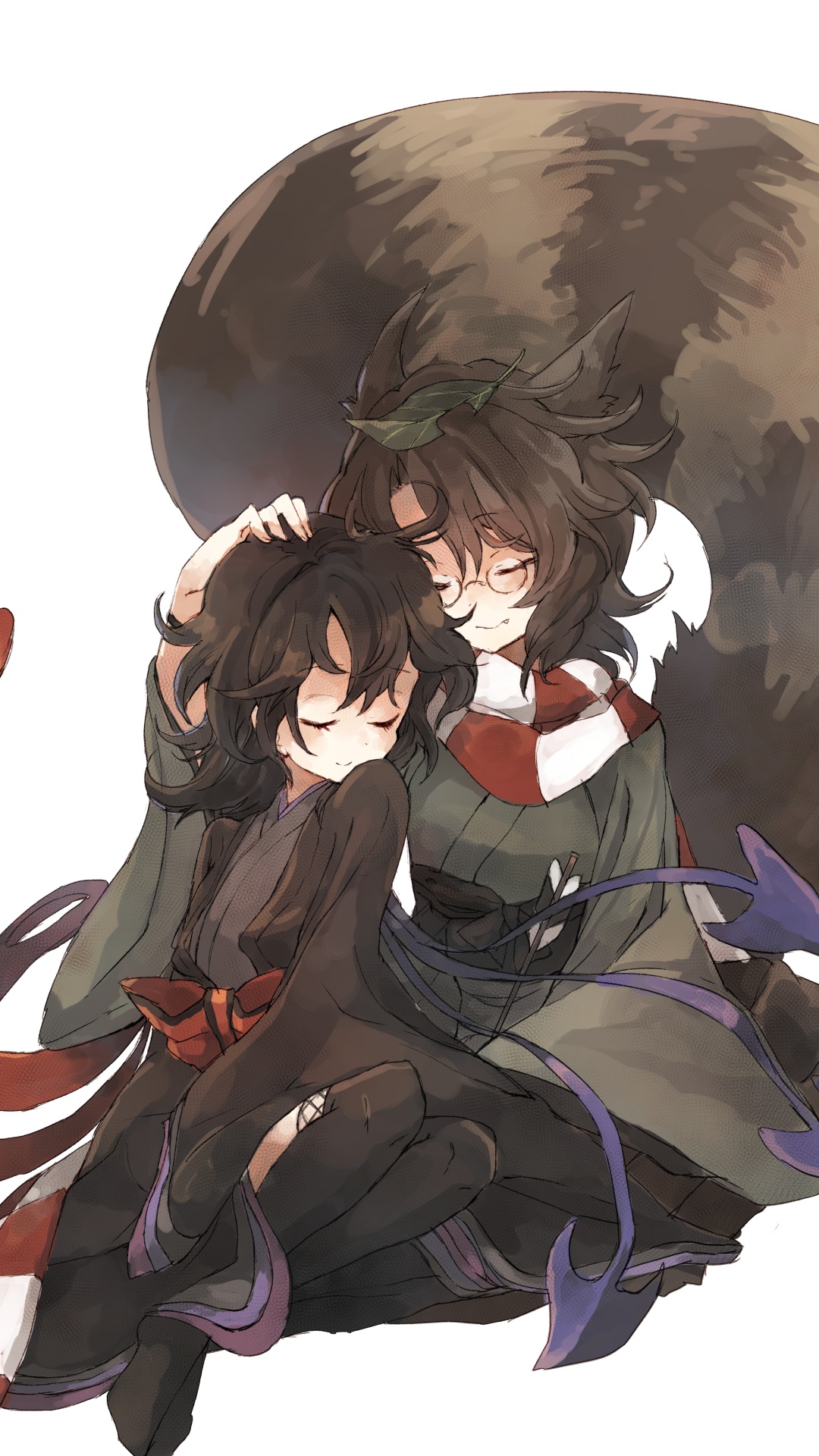 Anime Touhou, Mamizou Futatsuiwa, Nue Houjuu, 1080x1920, Phone HD Wallpaper