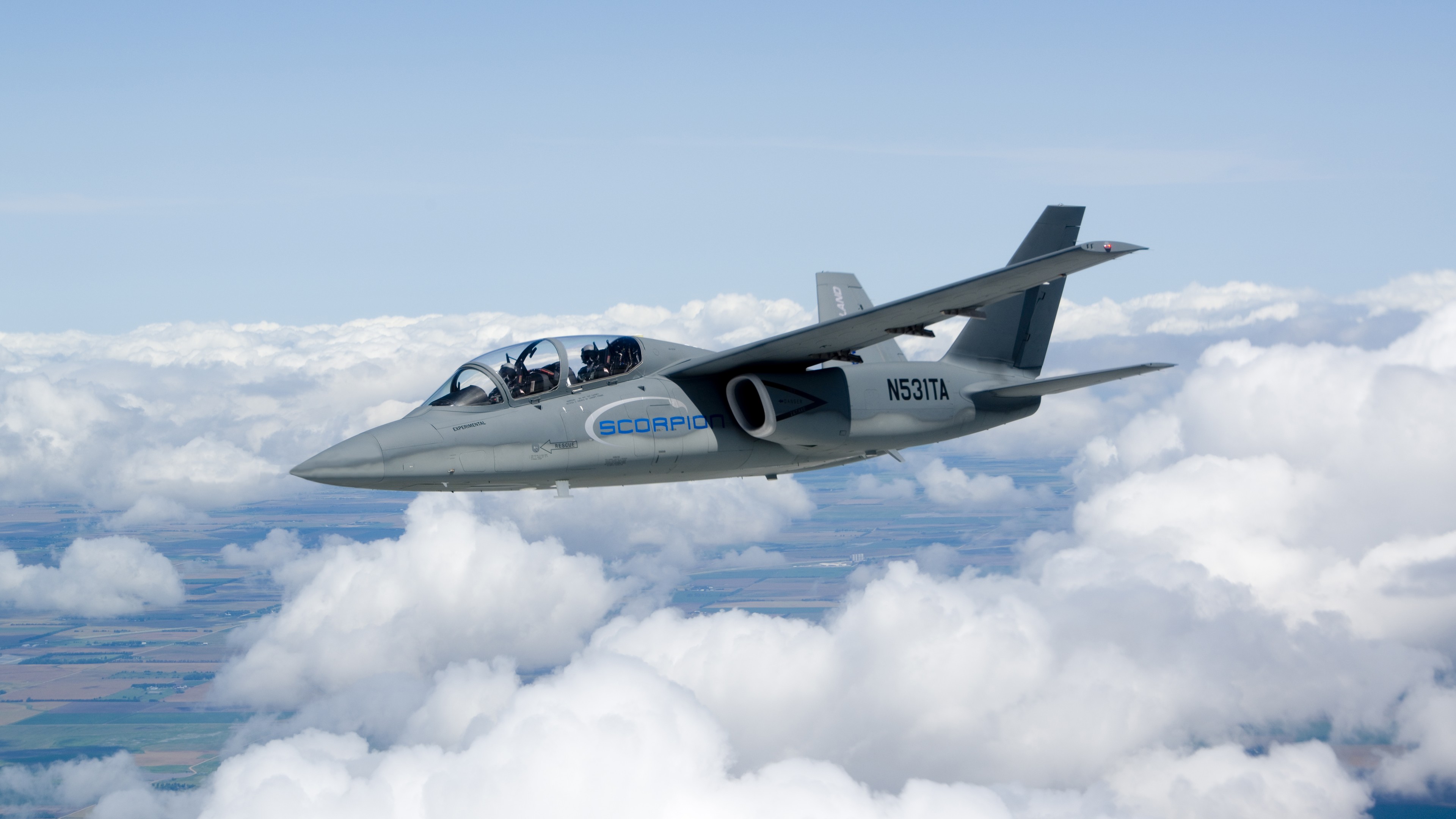Textron AirLand Scorpion, USA army, fighter aircraft, air force, USA, HD Wallpaper
