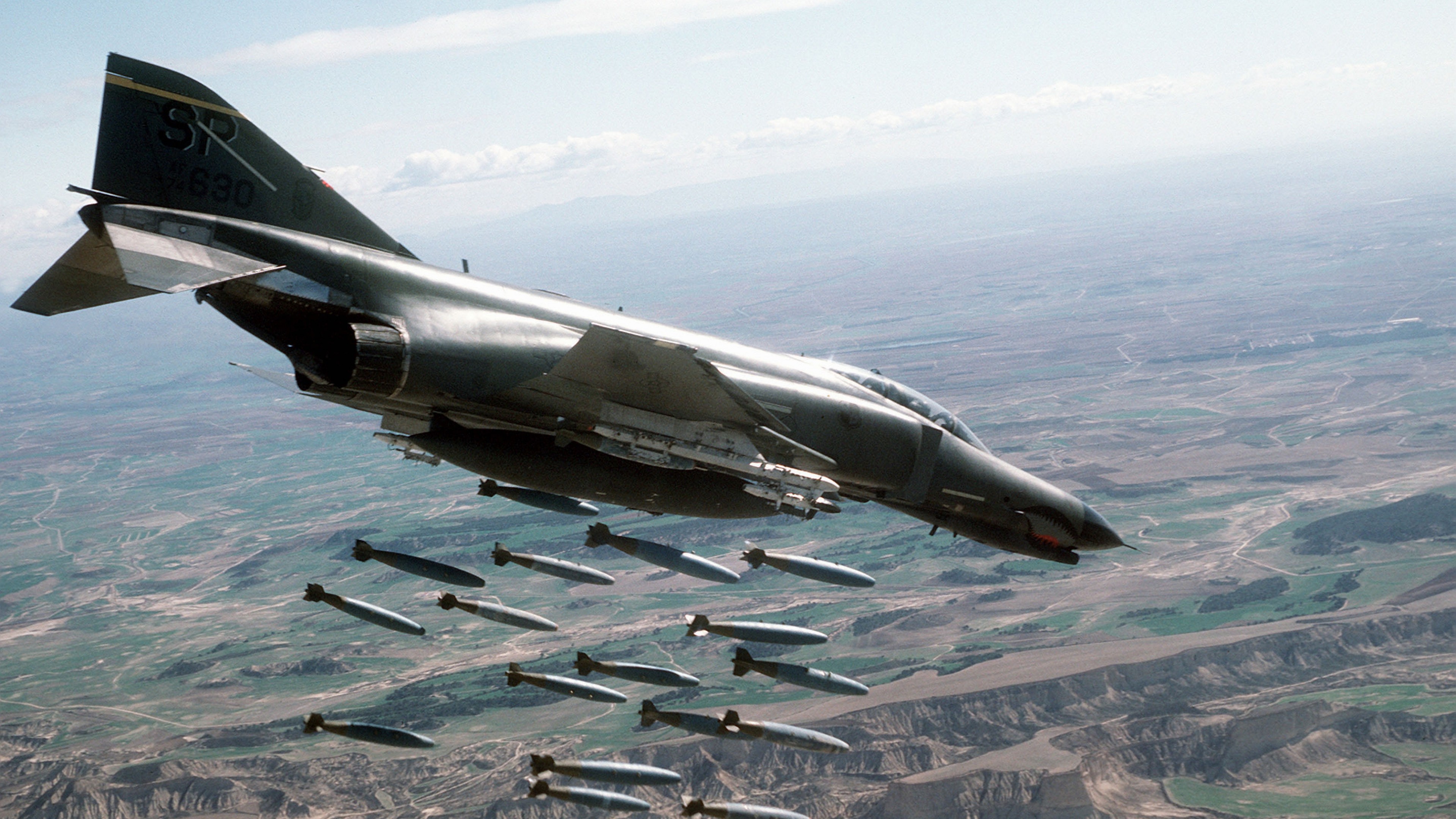 McDonnell Douglas F-4 Phantom II, F 4, fighter-bomber, Phantom 2, US Air Force, fighter, HD Wallpaper