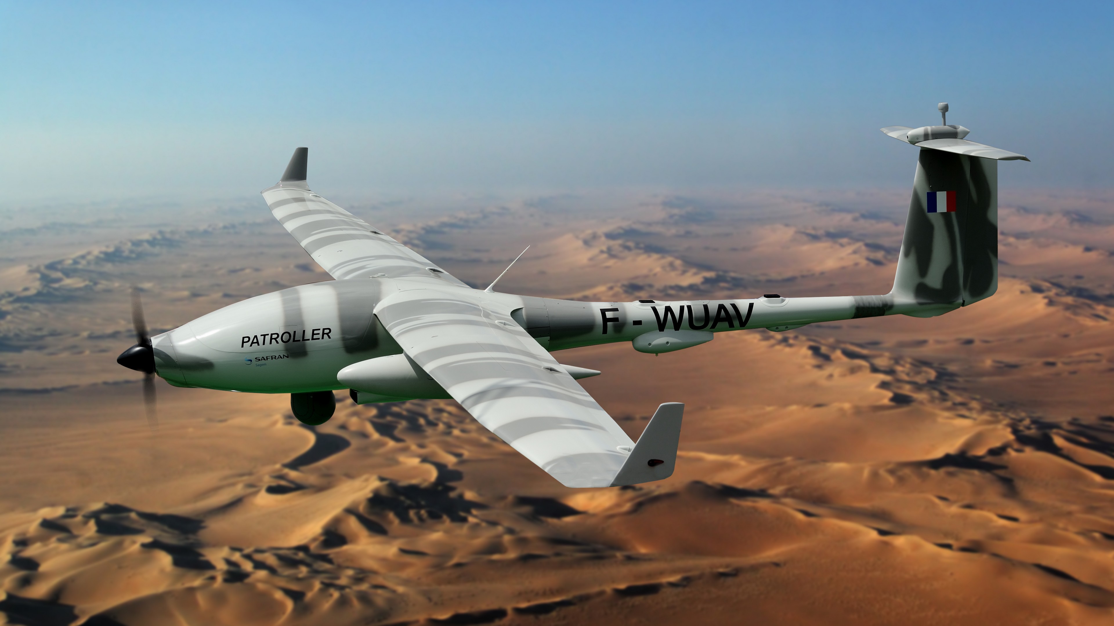 PATROLLER Sagem Drone,, HD Wallpaper
