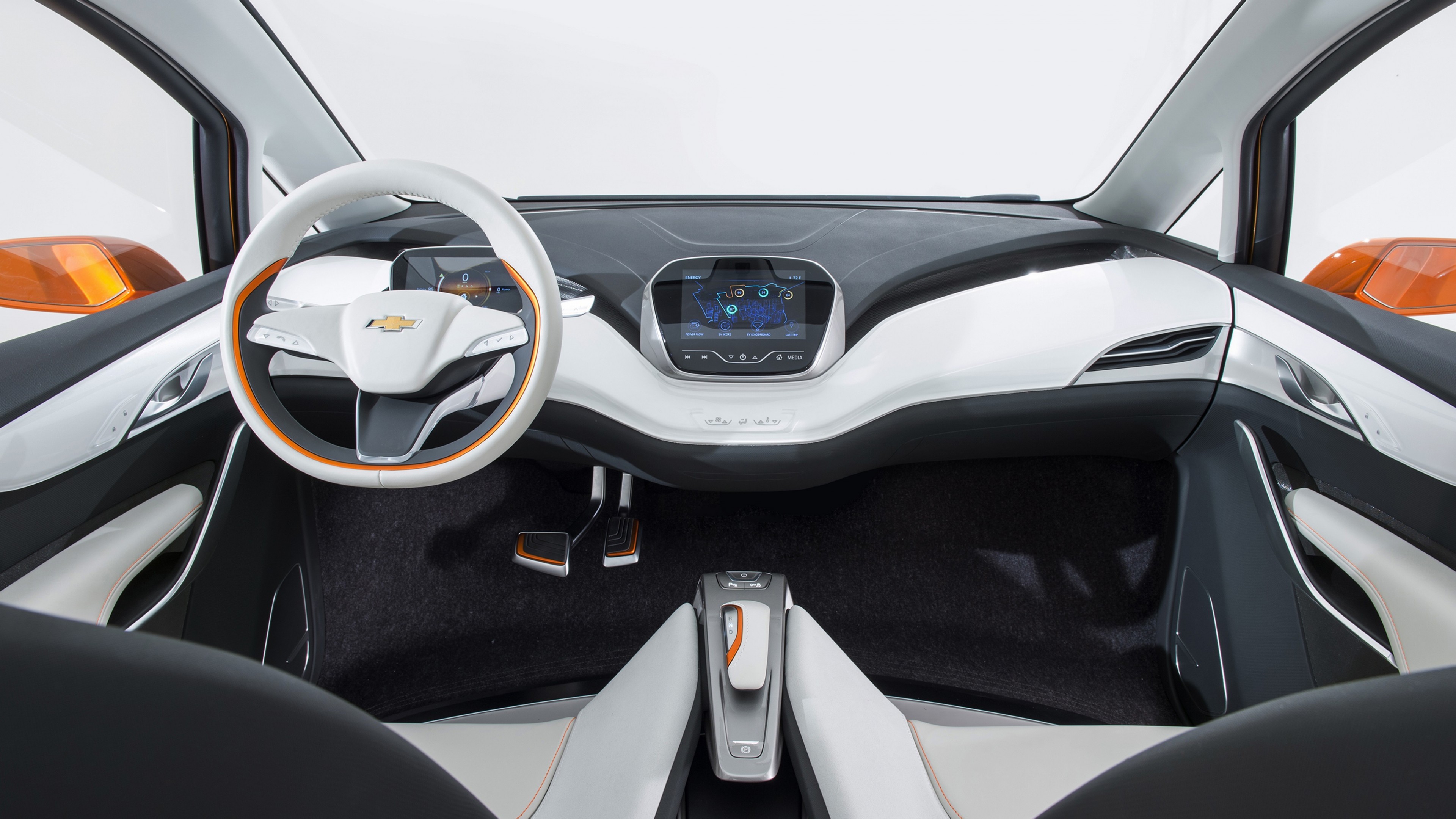 Chevrolet Bolt EV, interior, Chevy, electrocar, electric cars, LG-mobile, concept, HD Wallpaper