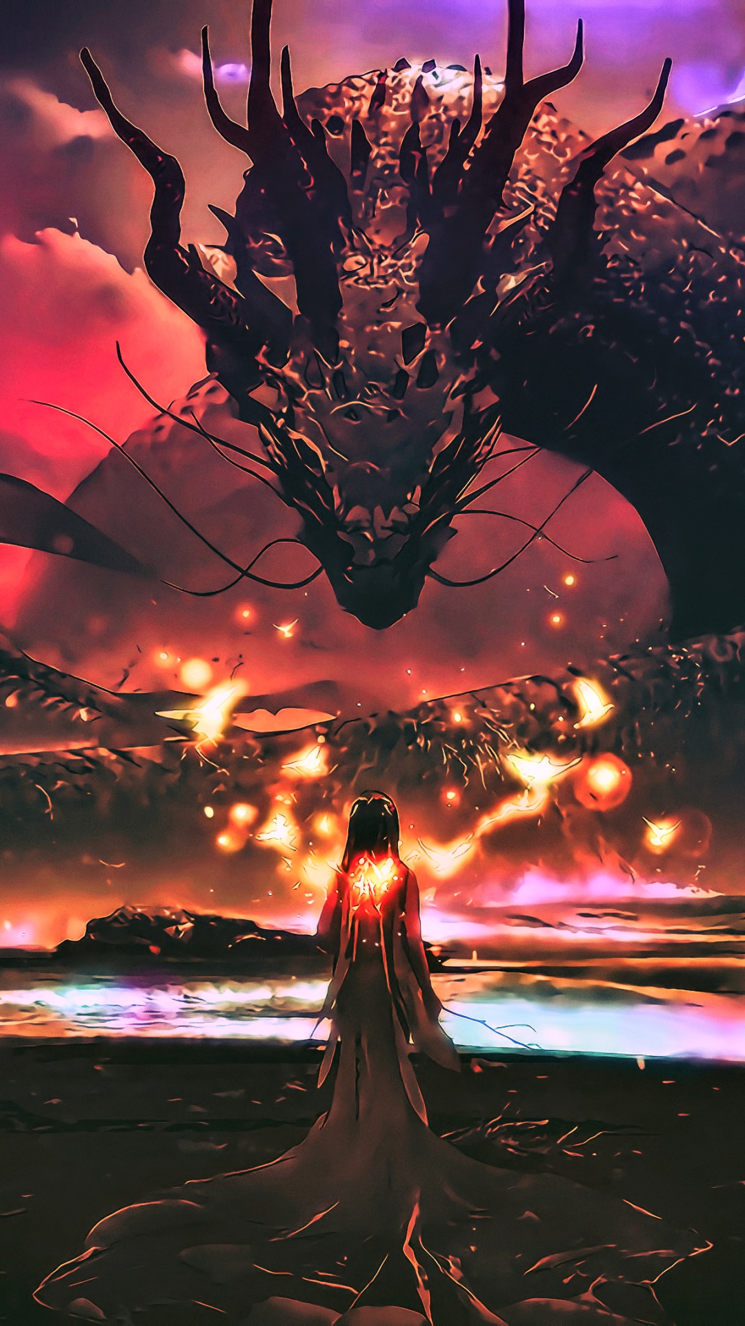 Fantasy Dragon, 1080x1920, Phone HD Wallpaper