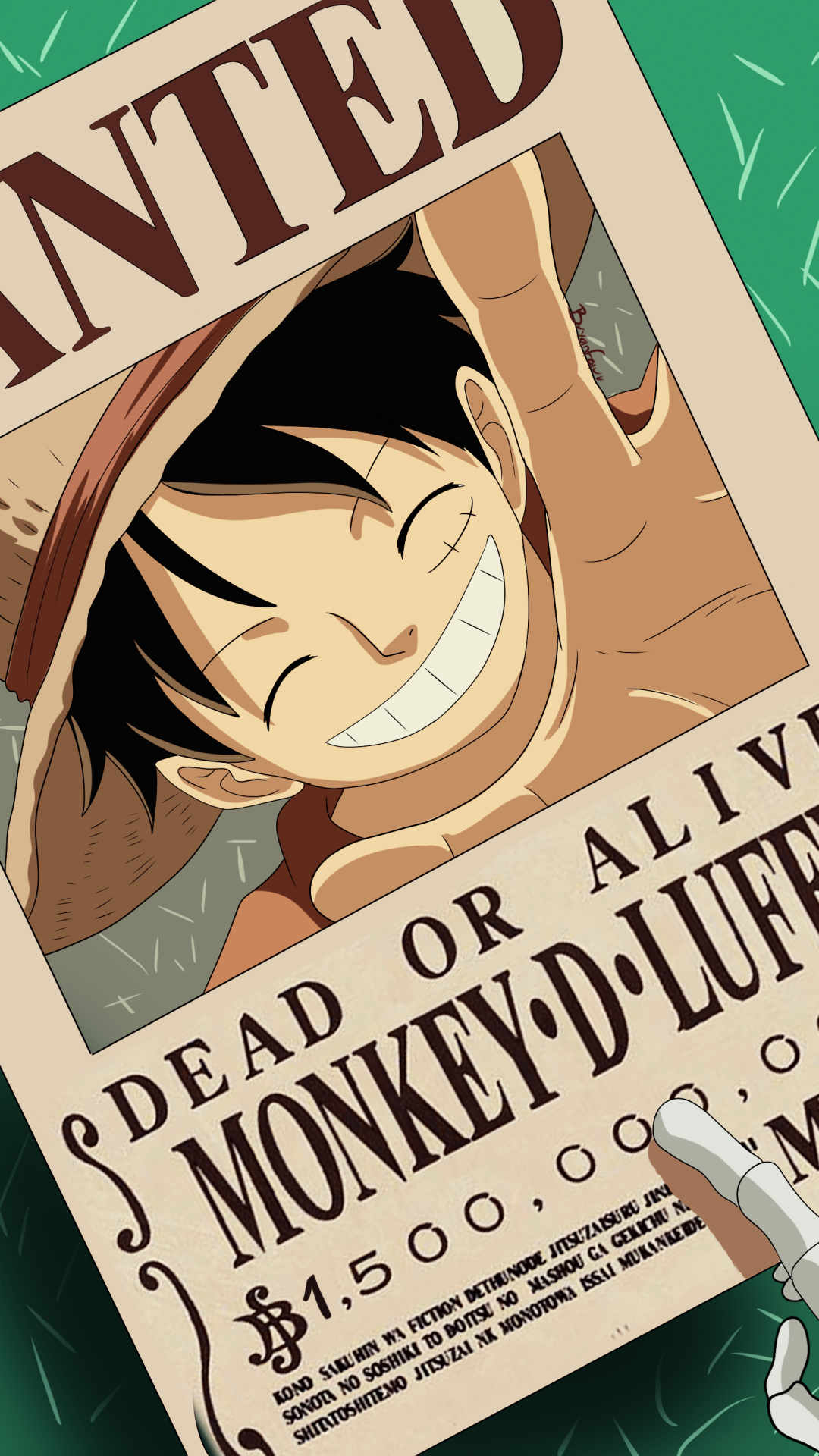 Anime One Piece, Monkey D. Luffy, 1080x1920, Phone HD Wallpaper