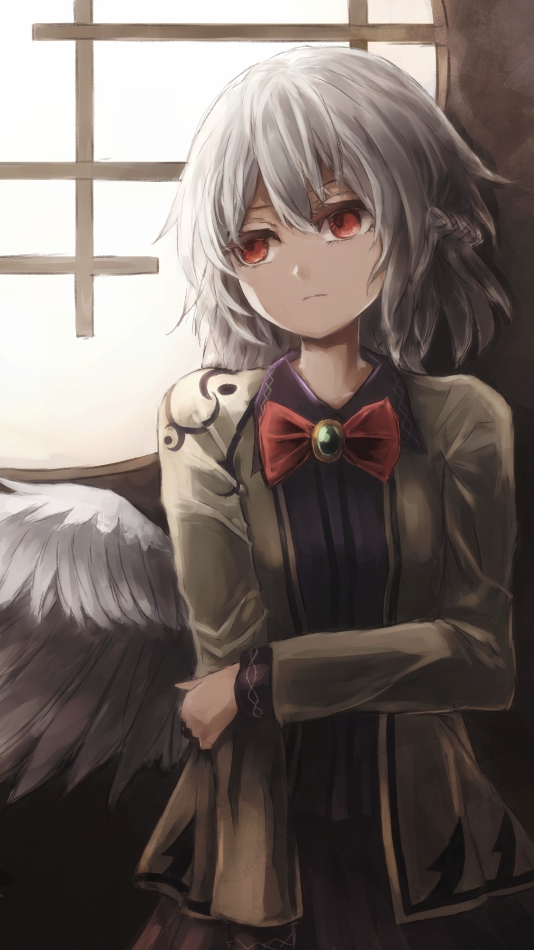 Anime Touhou, Sagume Kishin, 1080x1920, Phone HD Wallpaper