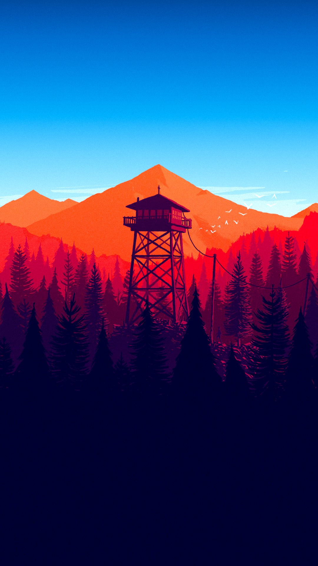 Video Game Firewatch, 1080x1920, Phone HD Wallpaper