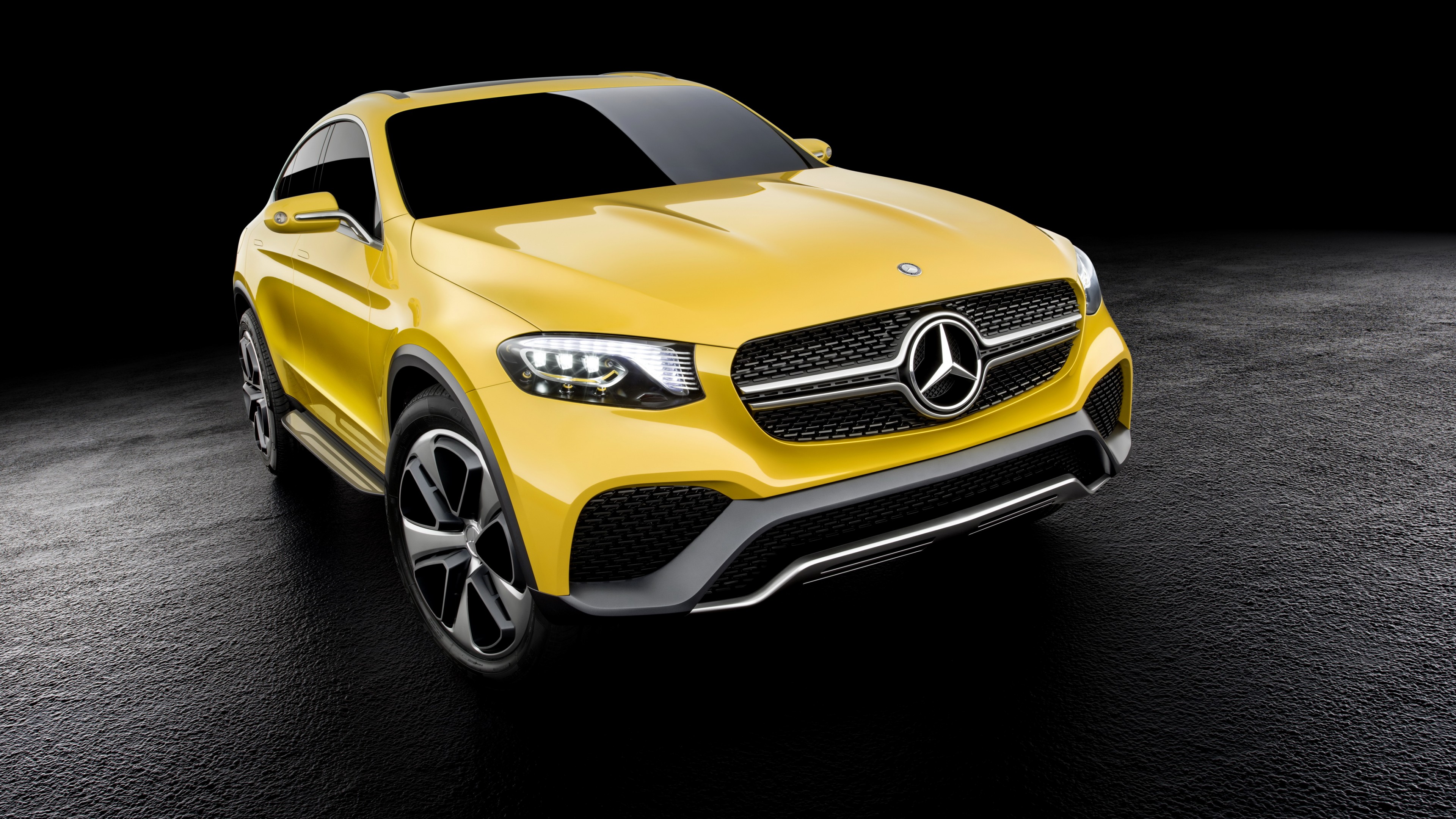 Mercedes-Benz GLC, concept, gold, HD Wallpaper