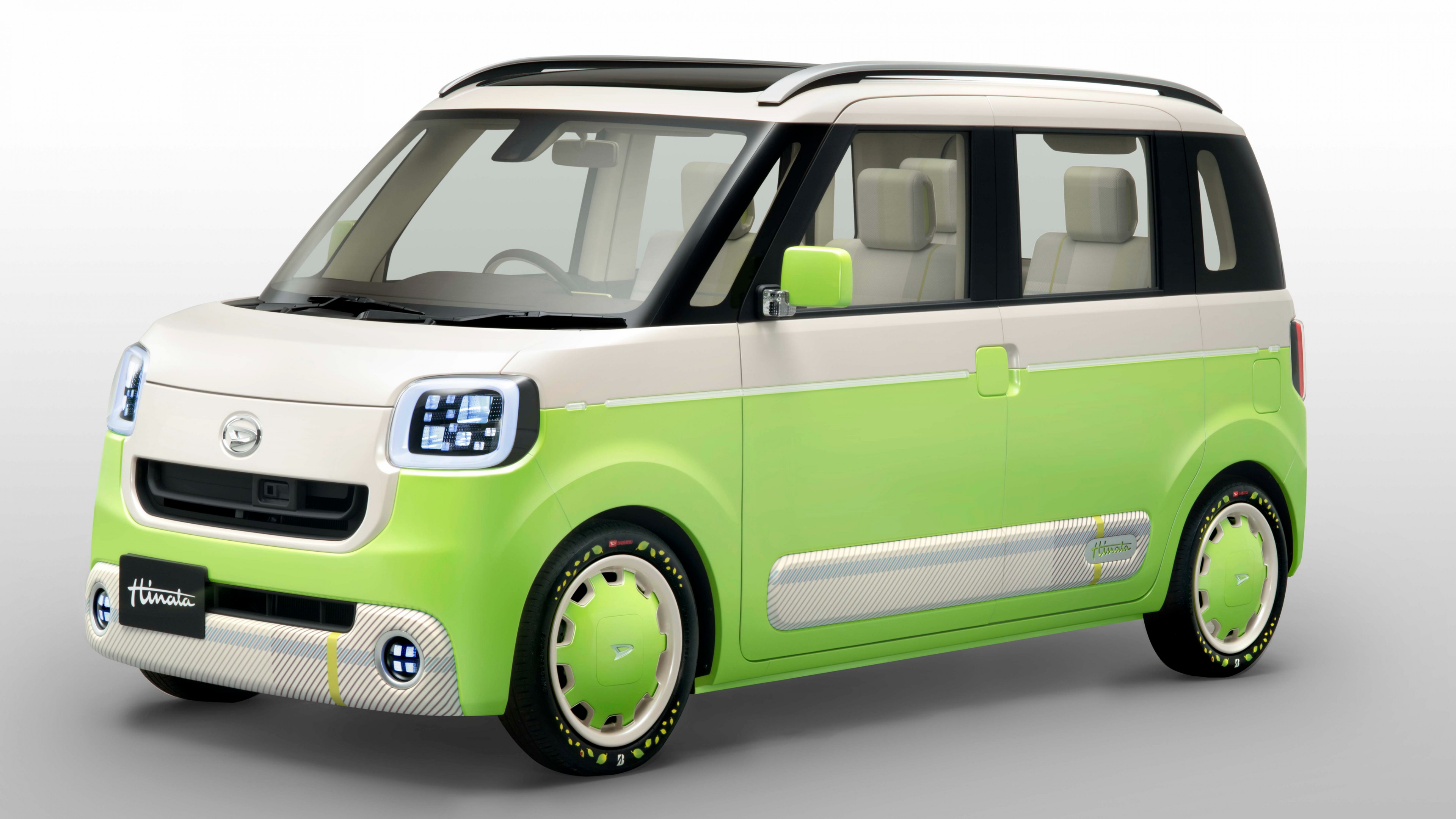 Daihatsu Hinata, Concept, green, future car, Tokyo Motor Show 2015, HD Wallpaper