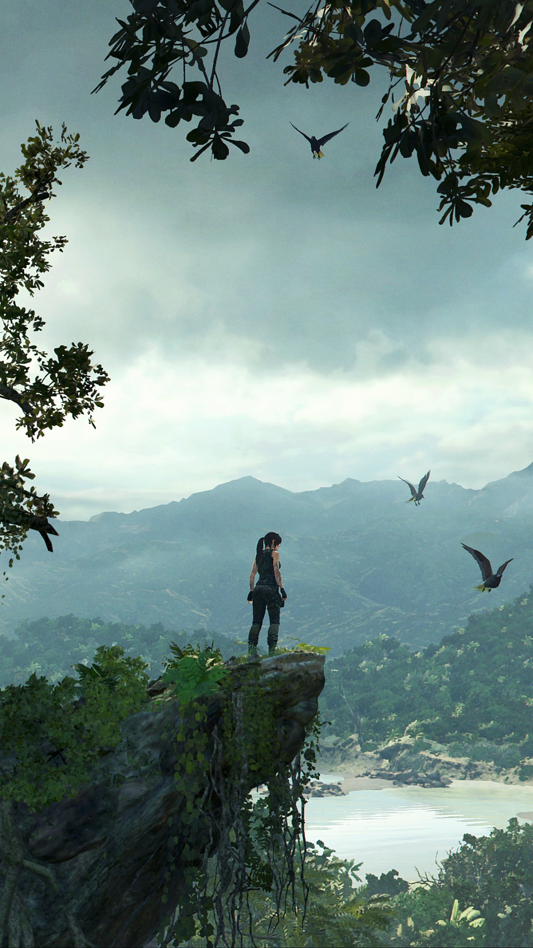 Video Game Shadow of the Tomb Raider, Tomb Raider, Lara Croft, 1080x1920, Phone HD Wallpaper