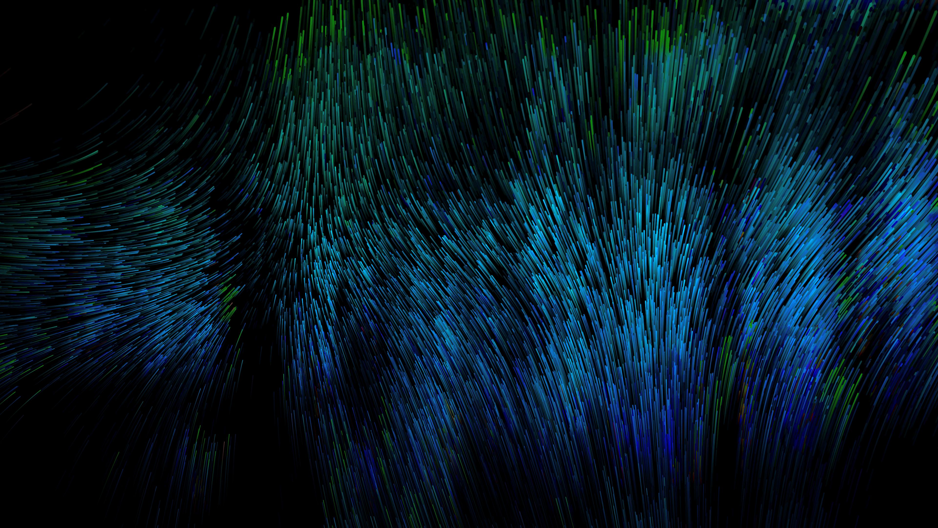 needles, lines, multicolored, volume, 4k, HD Wallpaper