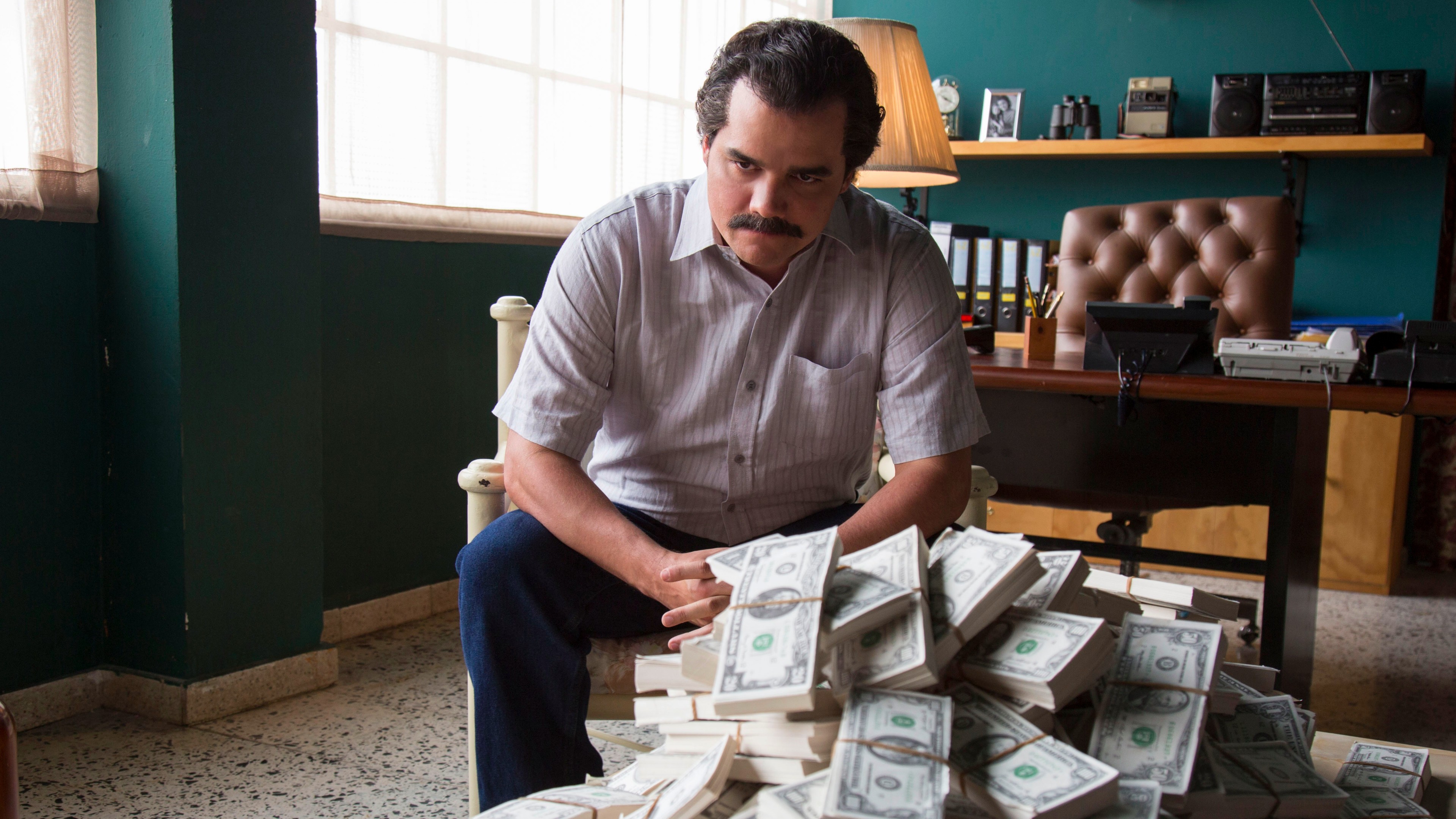 Narcos, TV Series, Wagner Moura, Pablo Escobar, Raúl Méndez, HD Wallpaper