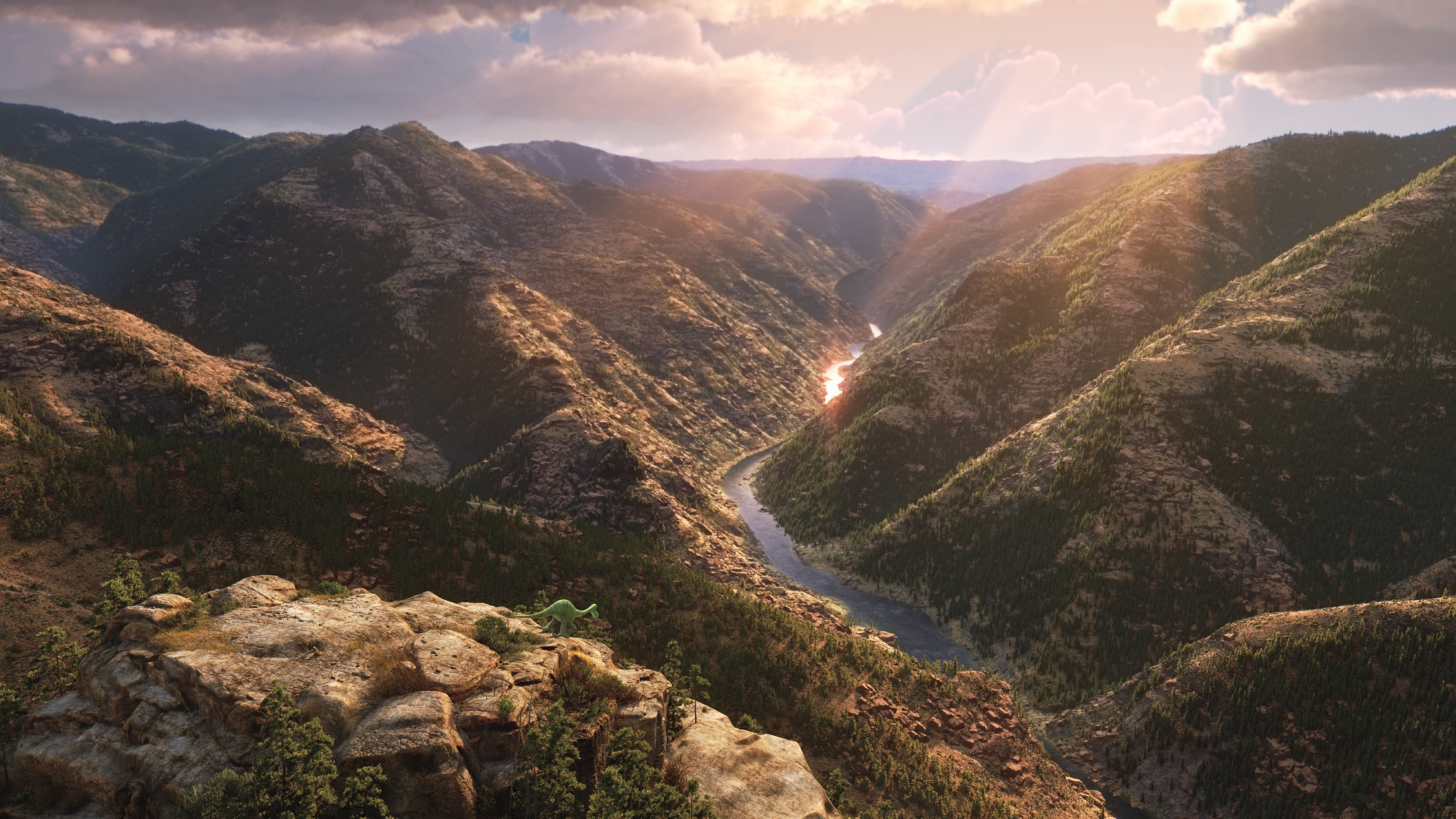 The Good Dinosaur, mount, HD Wallpaper