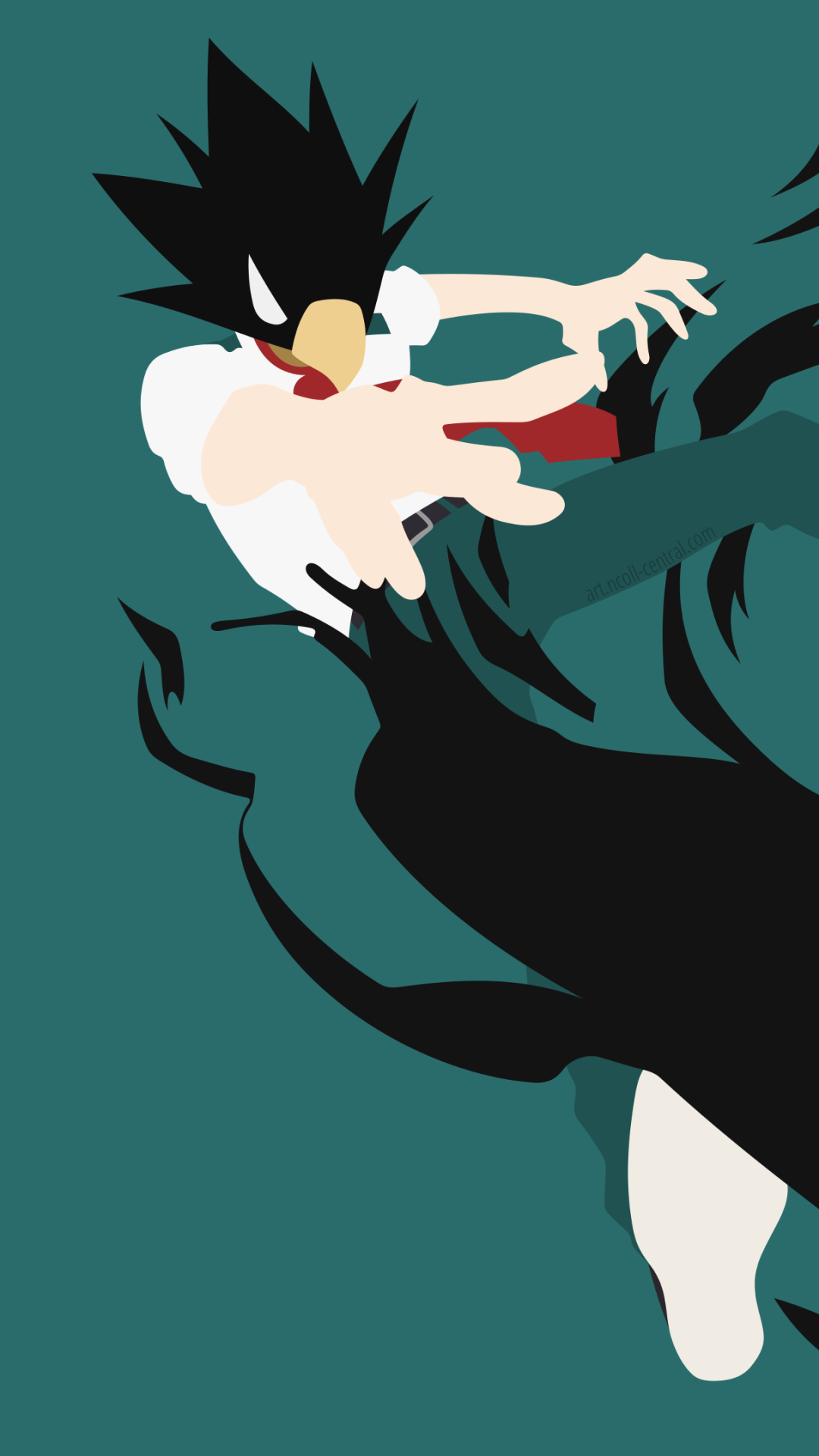 Anime My Hero Academia, Minimalist, Fumikage Tokoyami, 1080x1920, Phone HD Wallpaper