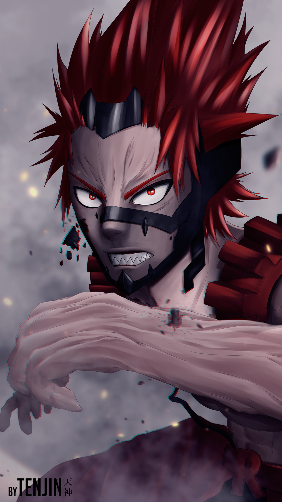 Anime My Hero Academia, Eijiro Kirishima, 1080x1920, Phone HD Wallpaper