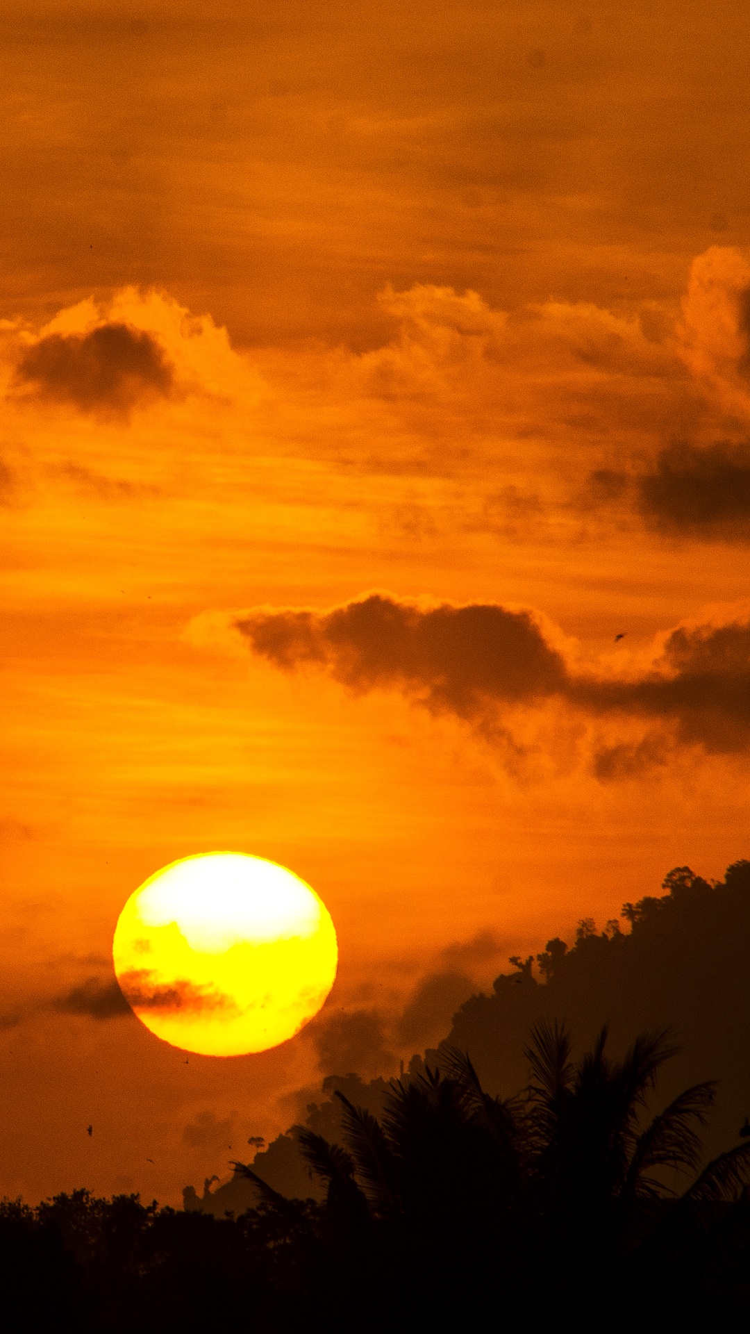 Earth Sunset, Tropics, Sun, Indonesia, 1080x1920, Phone HD Wallpaper