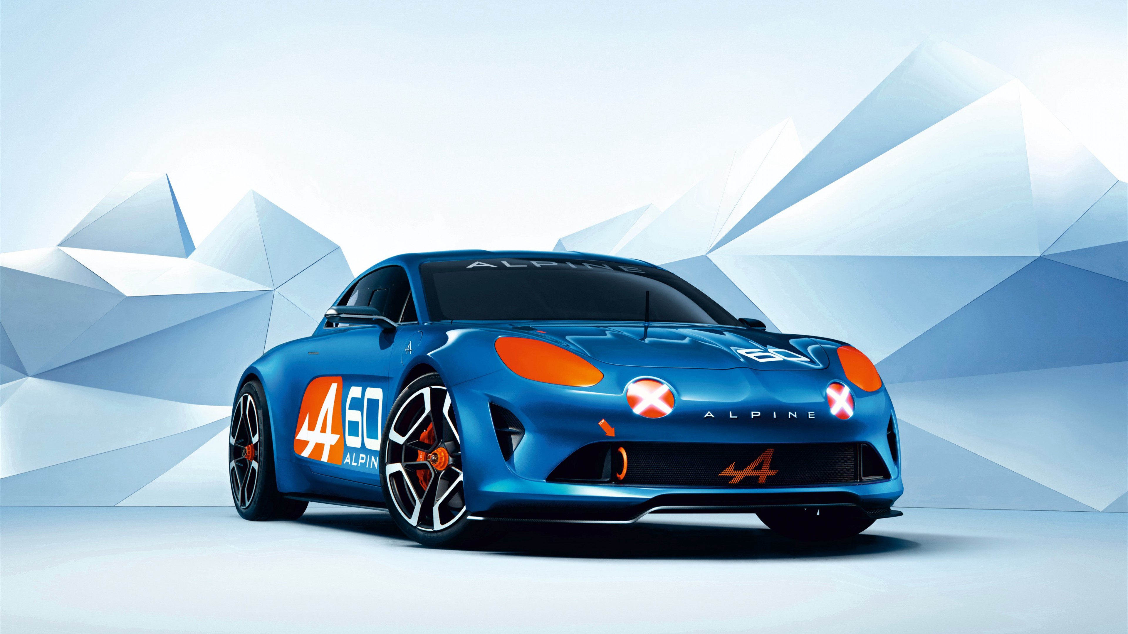 Renault Alpine Celebration, concept, renault, blue, sports car, HD Wallpaper