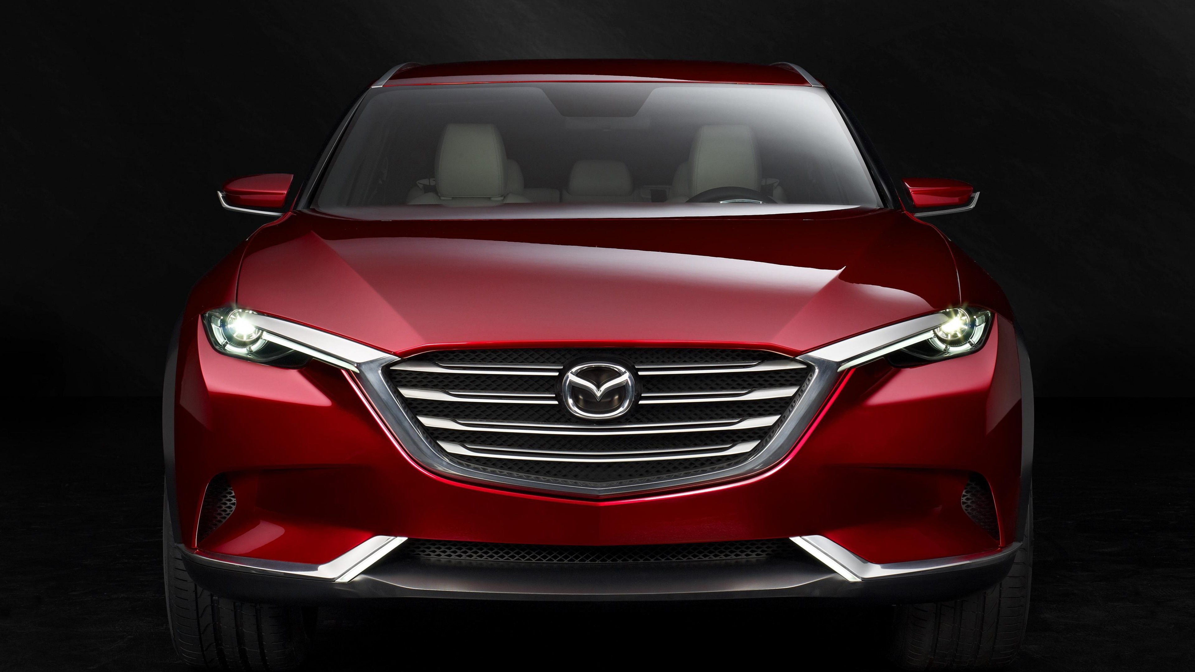 Mazda Koeru, red, crossover, Frankfurt 2015, HD Wallpaper