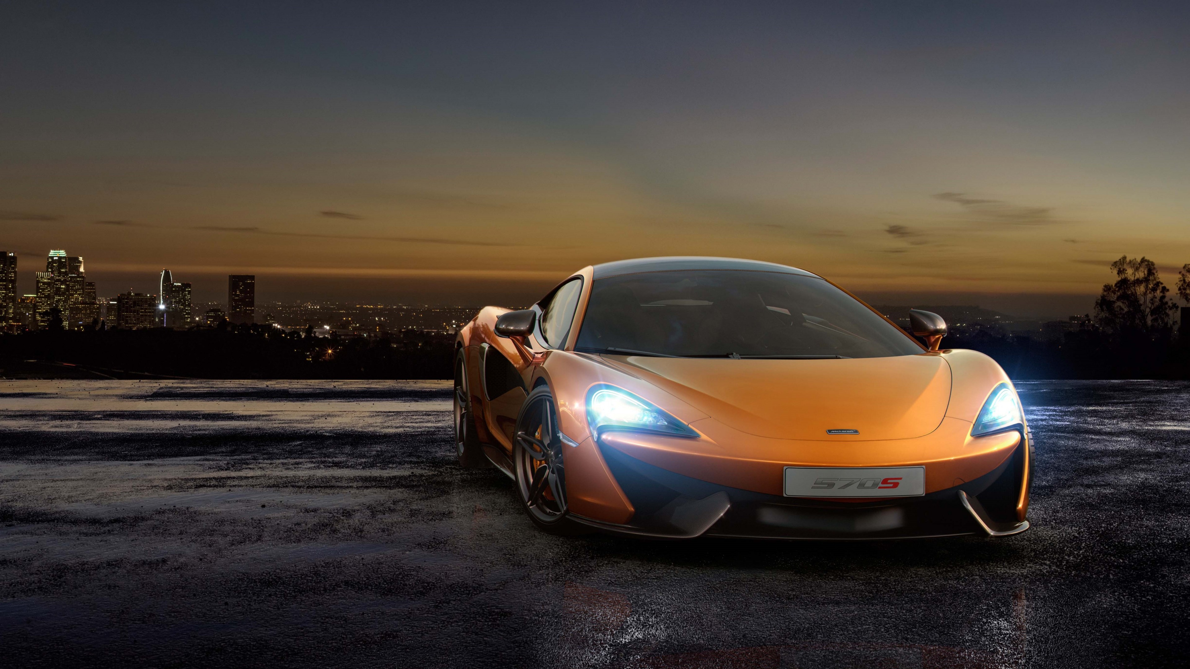 McLaren 570S MSO, sport series, orange, HD Wallpaper