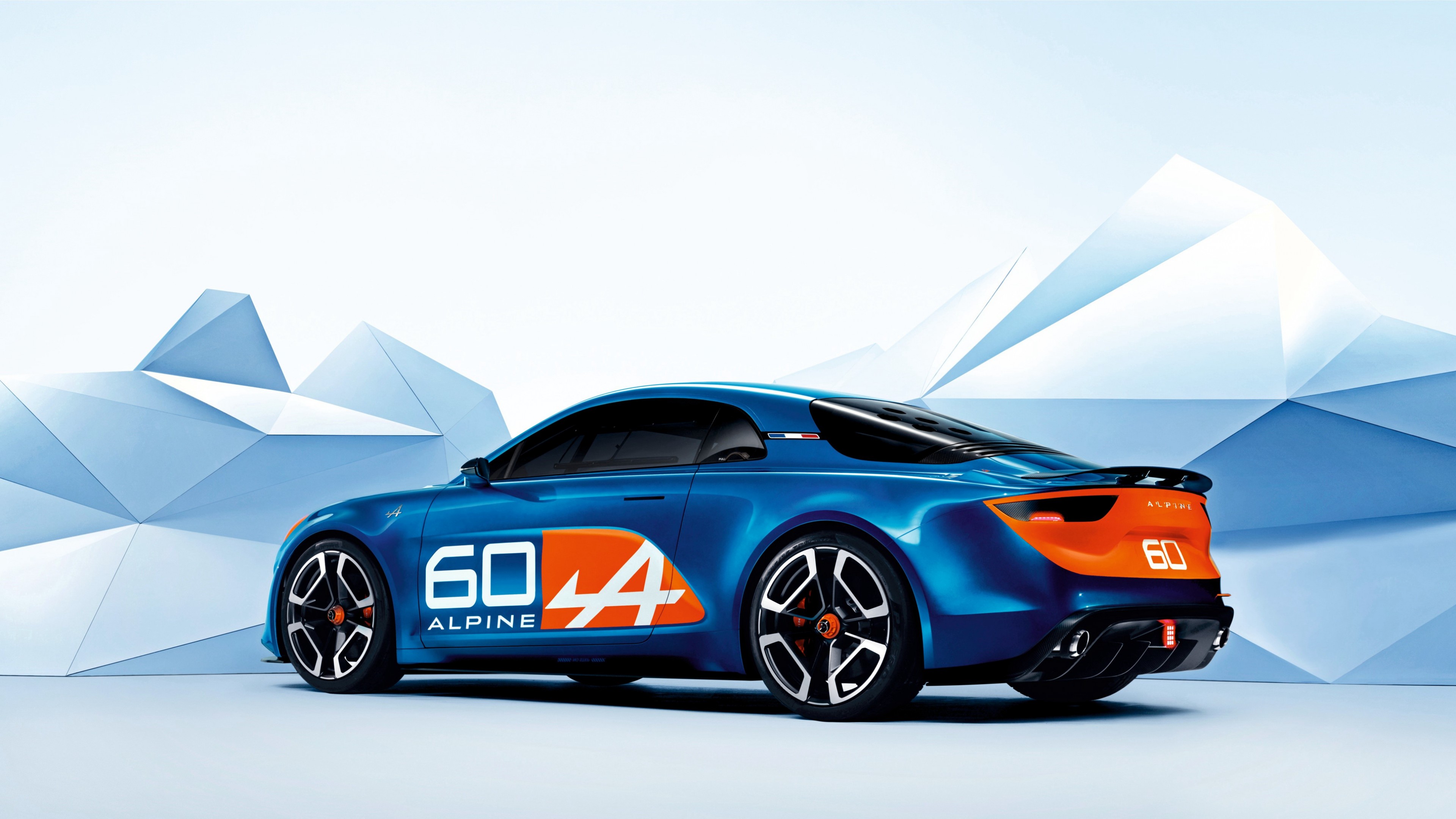 Renault Alpine Celebration, concept, renault, blue, sports car, HD Wallpaper