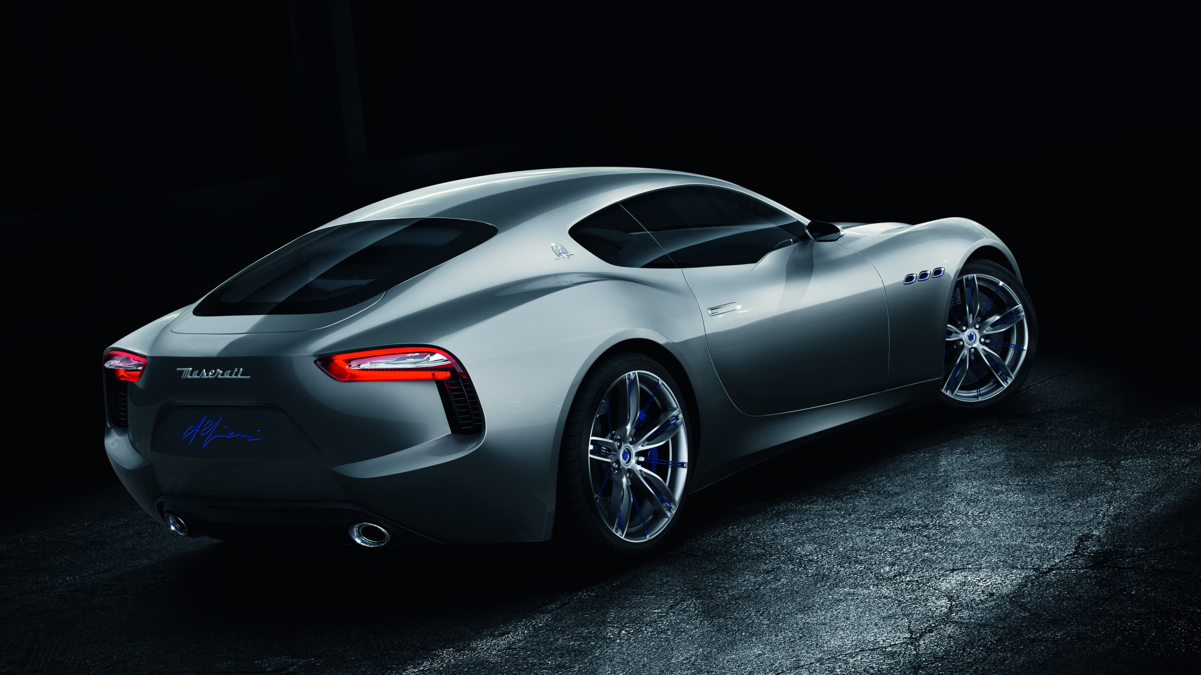 Maserati Alfieri, supercar, Maserati, luxury cars, sports car, speed, concept, side, 2015 Detroit Auto Show, NAAS, Frankfurt 2015, HD Wallpaper