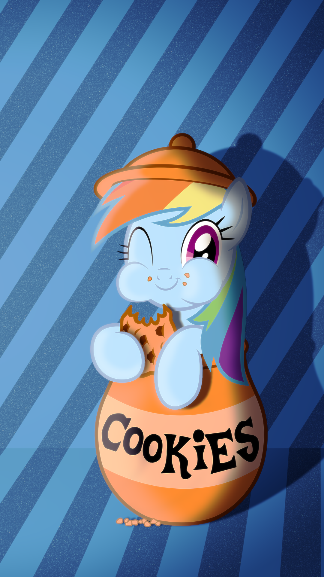 TV Show My Little Pony: Friendship is Magic, My Little Pony, Vector, Rainbow Dash, 1080x1920, Phone HD Wallpaper