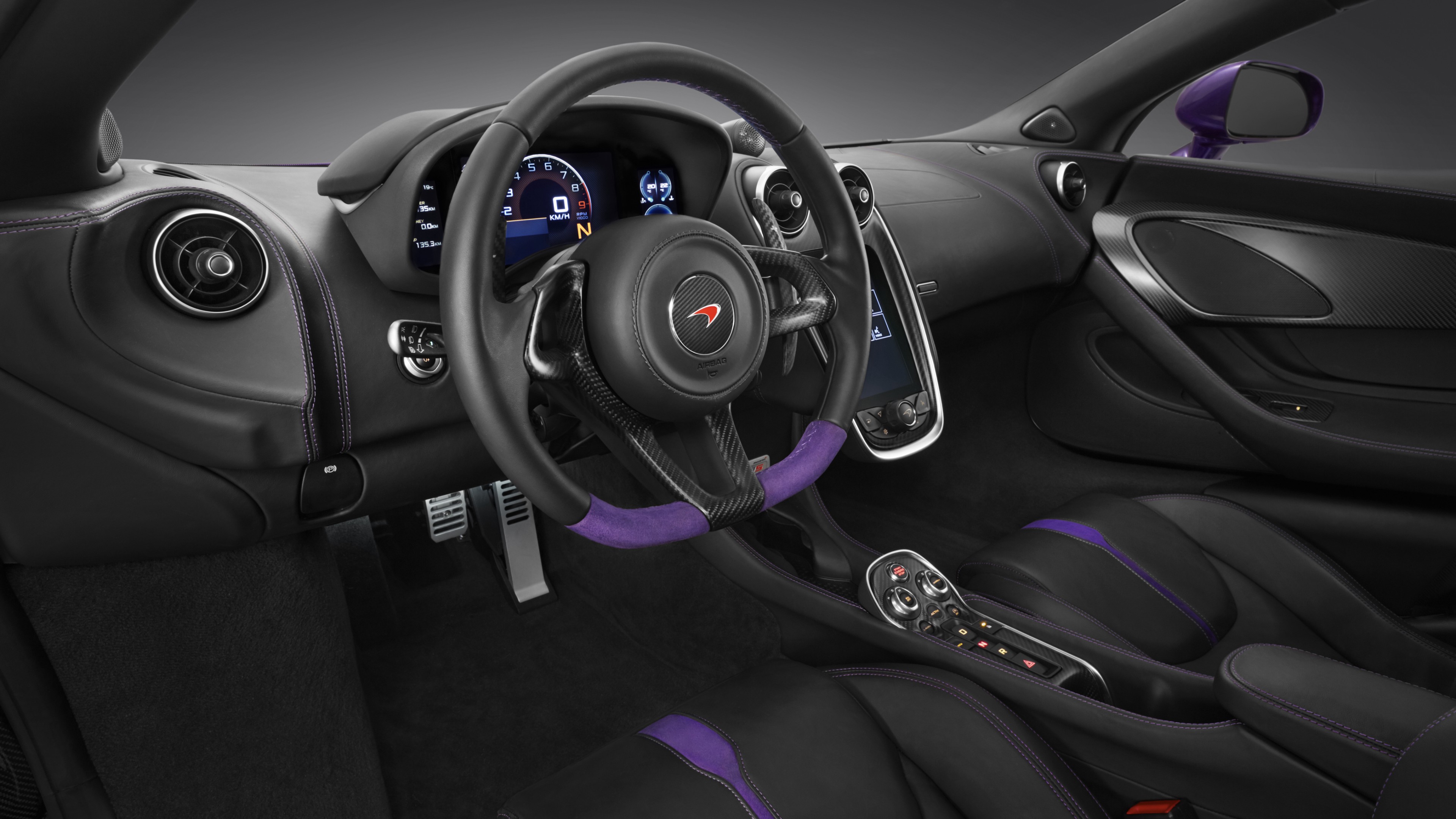 McLaren 570S MSO, sport series, interior, HD Wallpaper