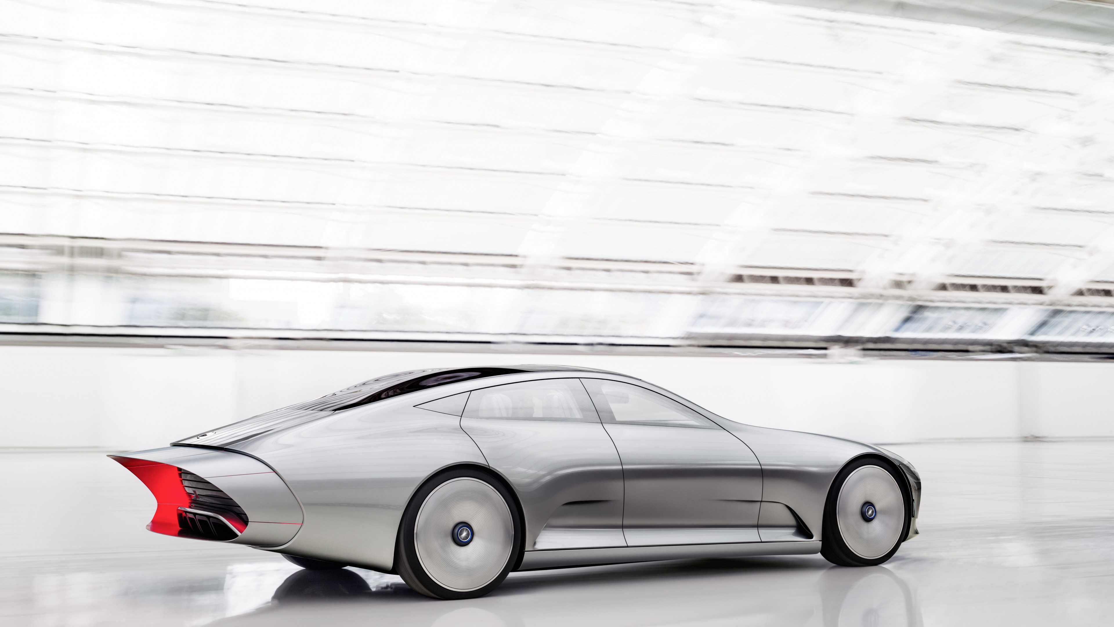 Mercedes-Benz IAA, concept car, silver, Frankfurt 2015, HD Wallpaper