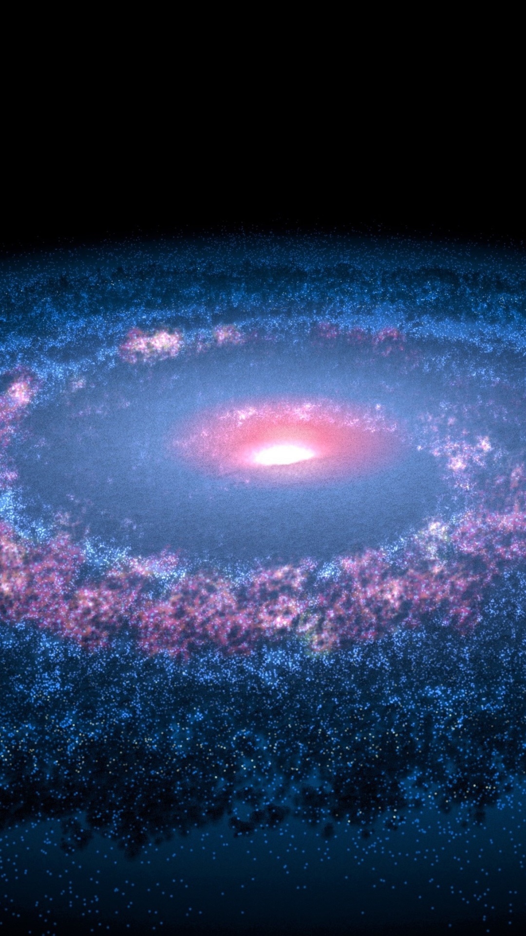 Sci Fi Galaxy, Space, Blue, Stars, 1080x1920, Phone HD Wallpaper