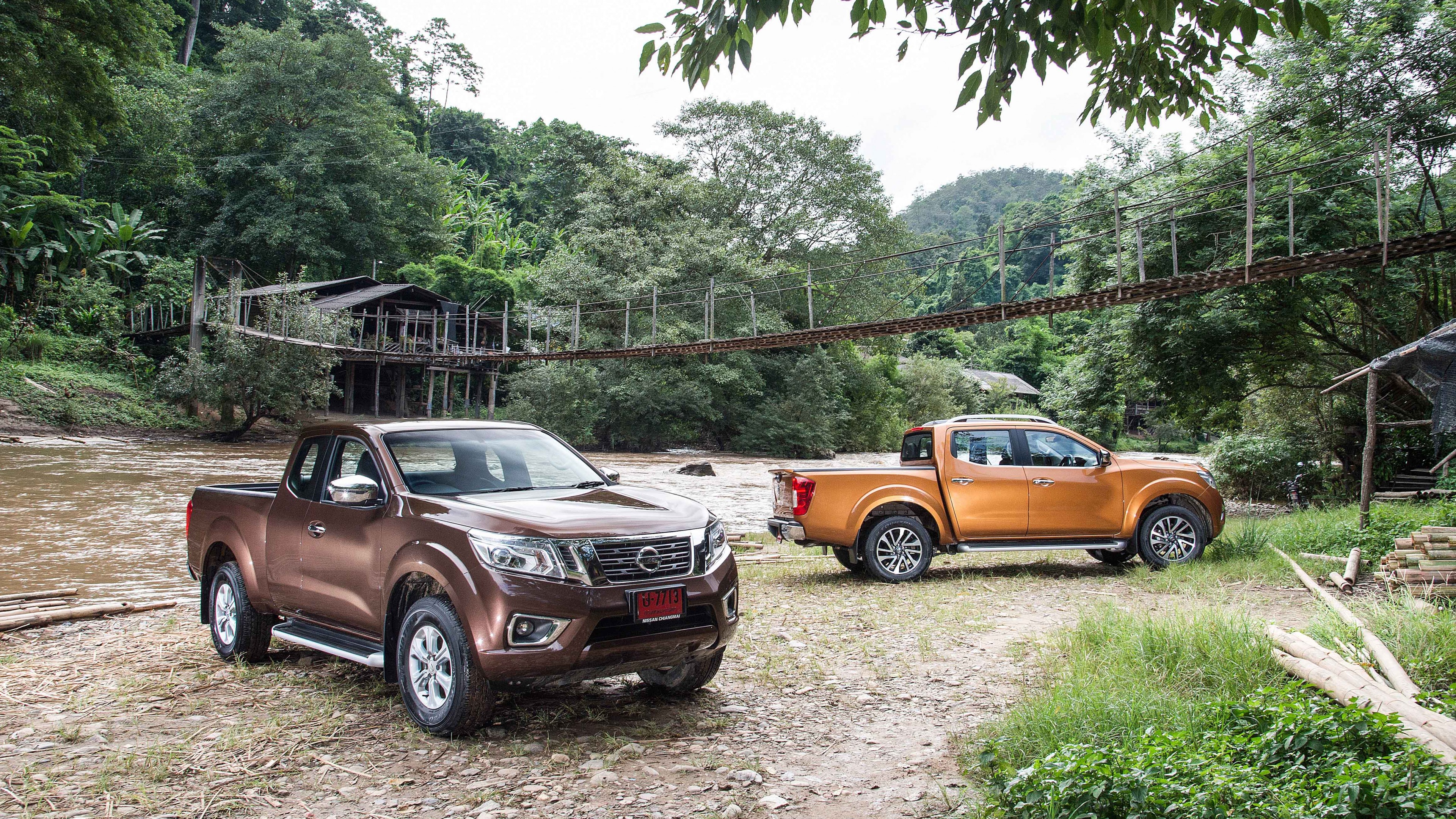 Nissan NP300 NAVARA, Nissan, Navara, gold, Frankfurt 2015, HD Wallpaper