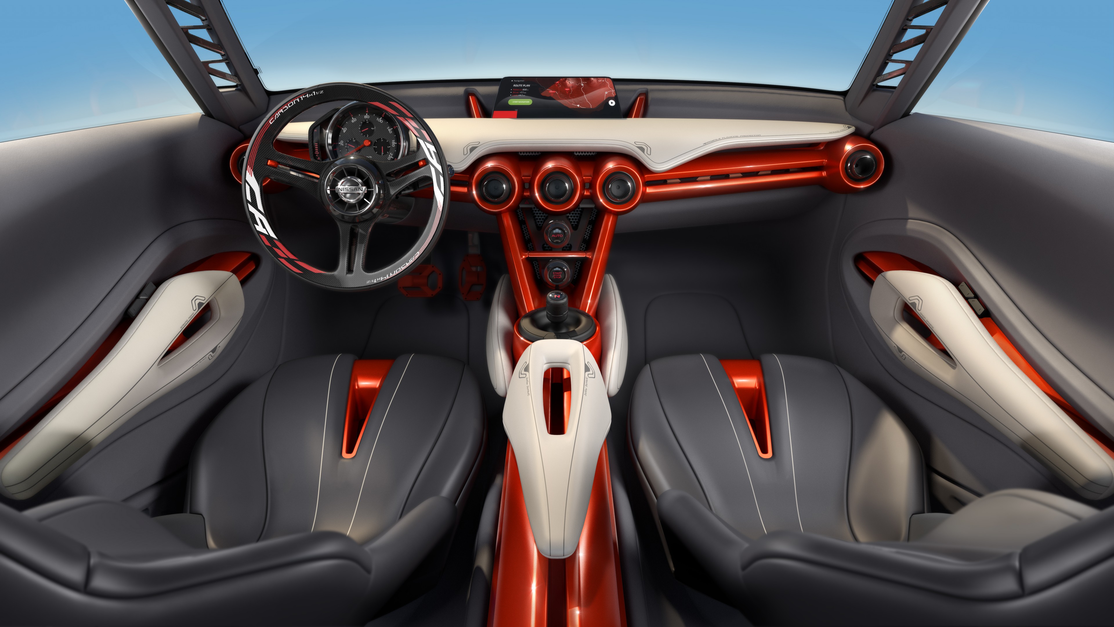 Nissan Gripz, concept, interior, HD Wallpaper